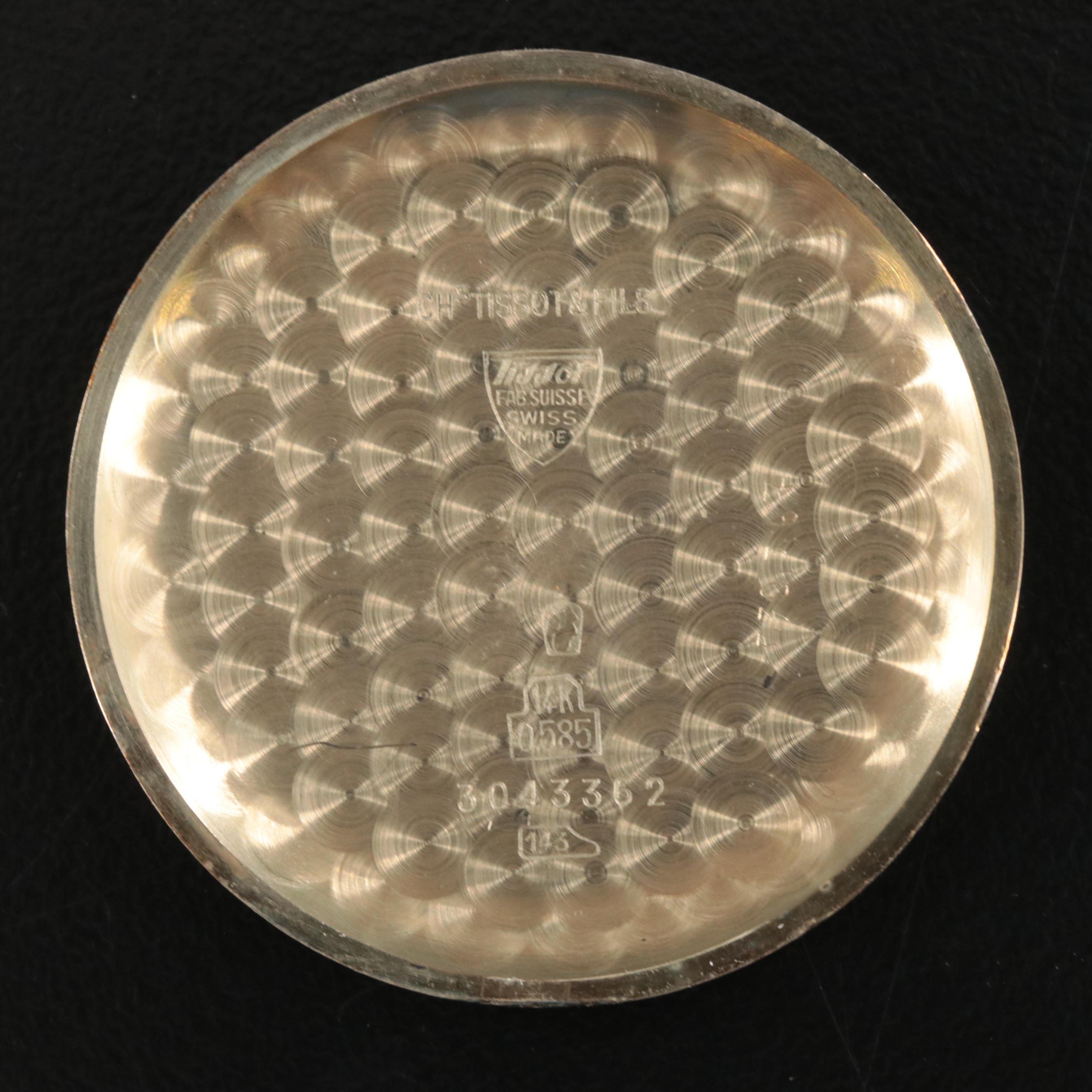 Vintage Tissot 14K Gold Mechanical Watch