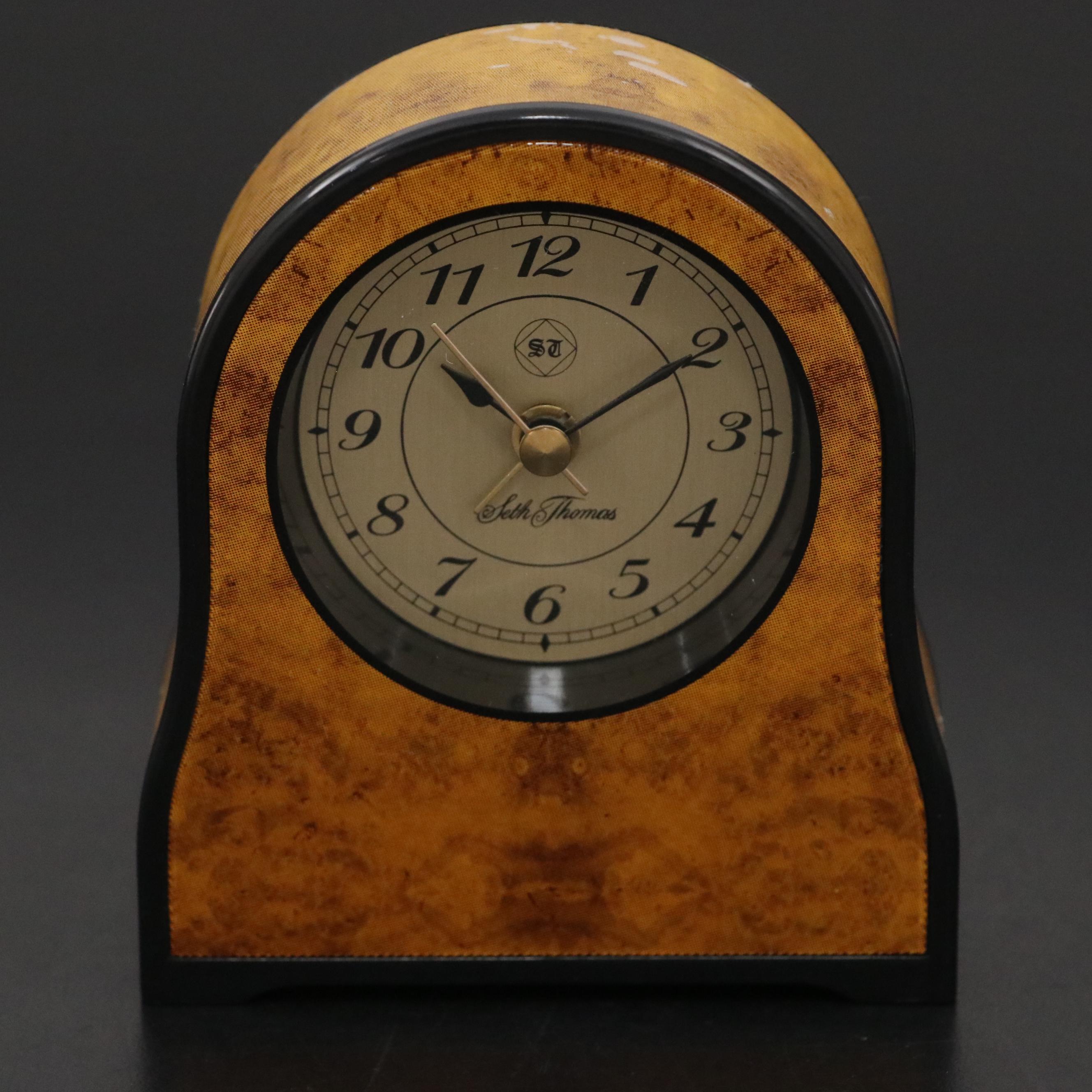 Seth Thomas with Waterford Crystal Clocks and Golf Club Paperweight