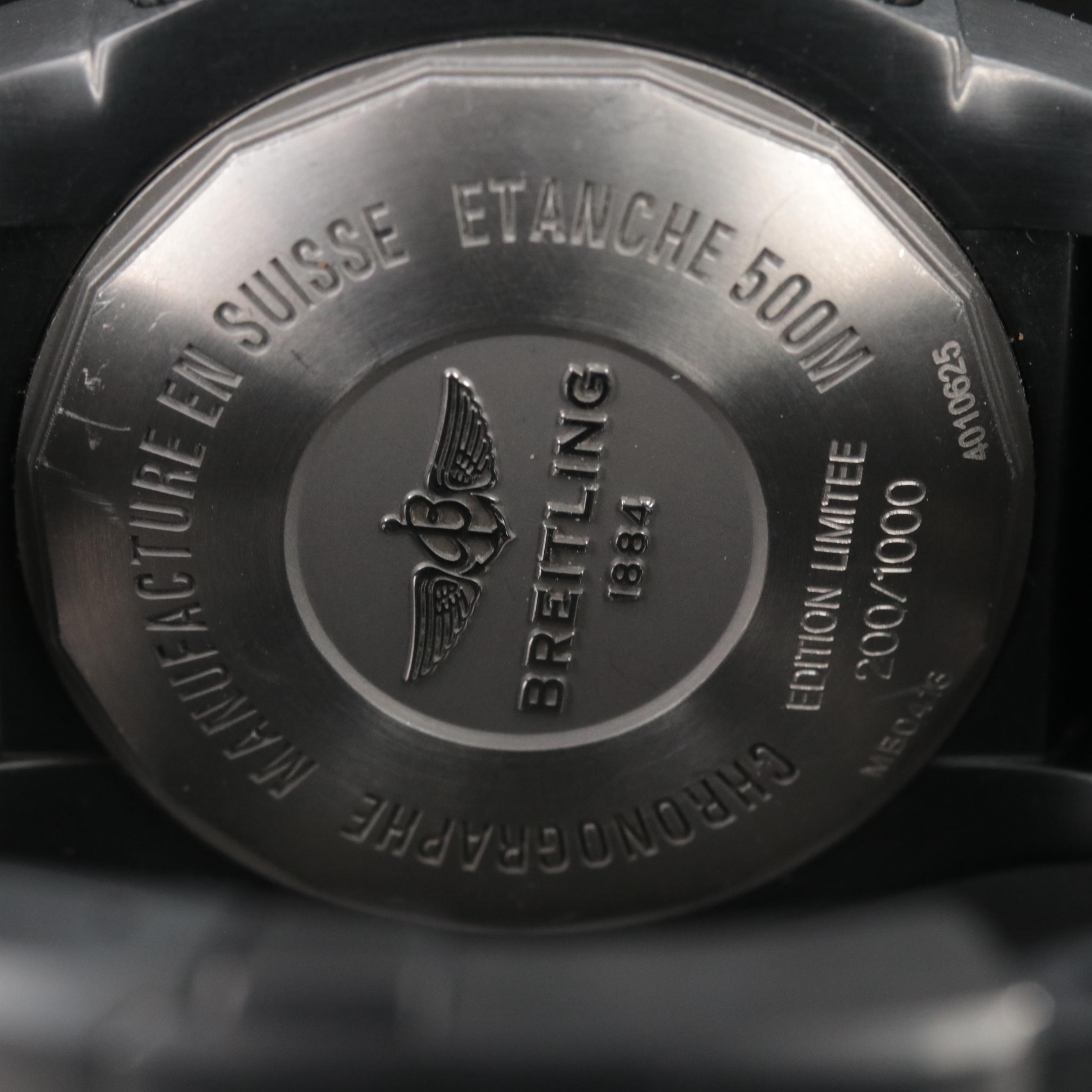 Breitling Chronomat GMT Blacksteel Limited Edition Watch