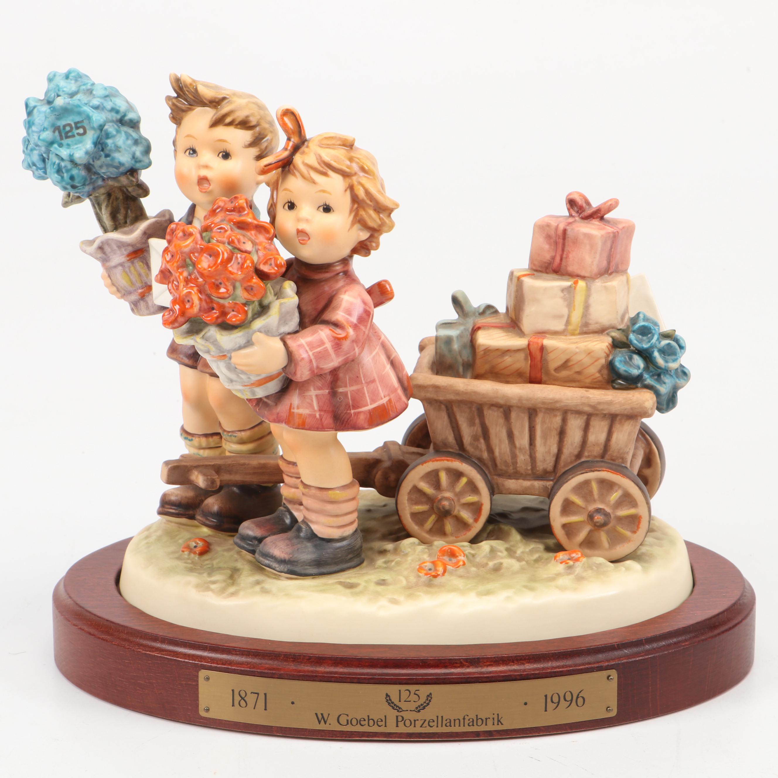 Goebel Porcelain "Love's Bounty" 125th Anniversary Commemorative Figurine