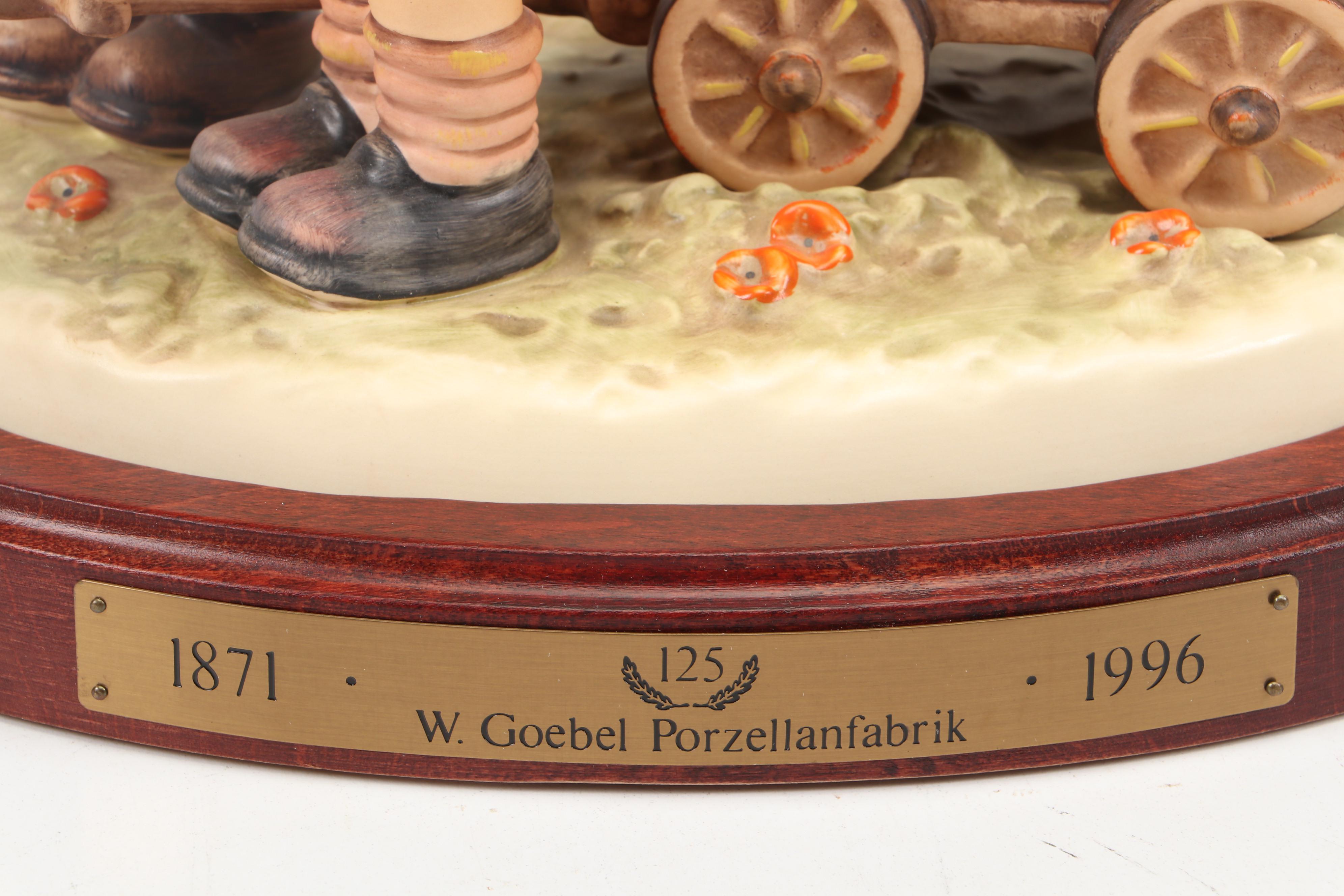 Goebel Porcelain "Love's Bounty" 125th Anniversary Commemorative Figurine