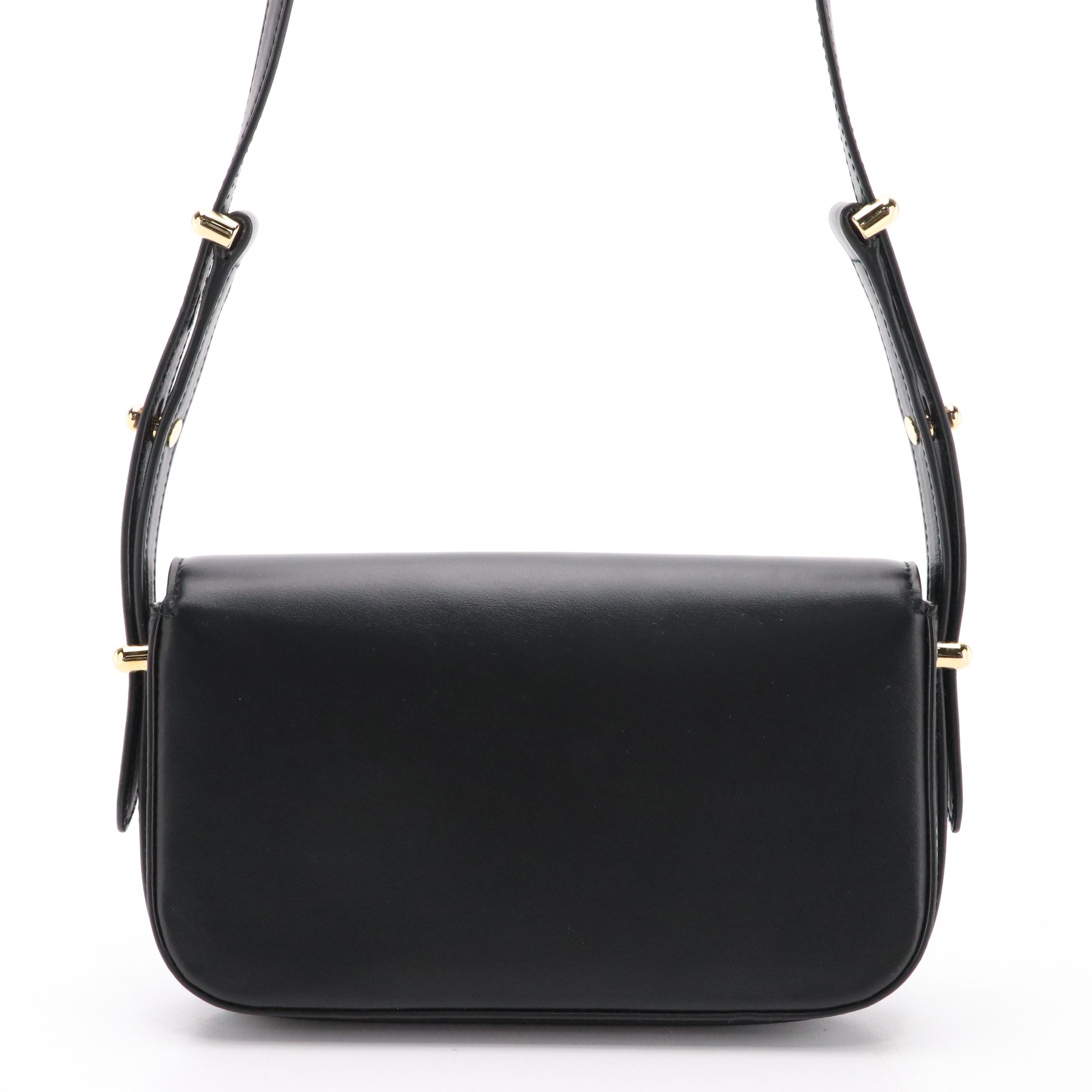 Prada Emblème Black Leather Crossbody Bag