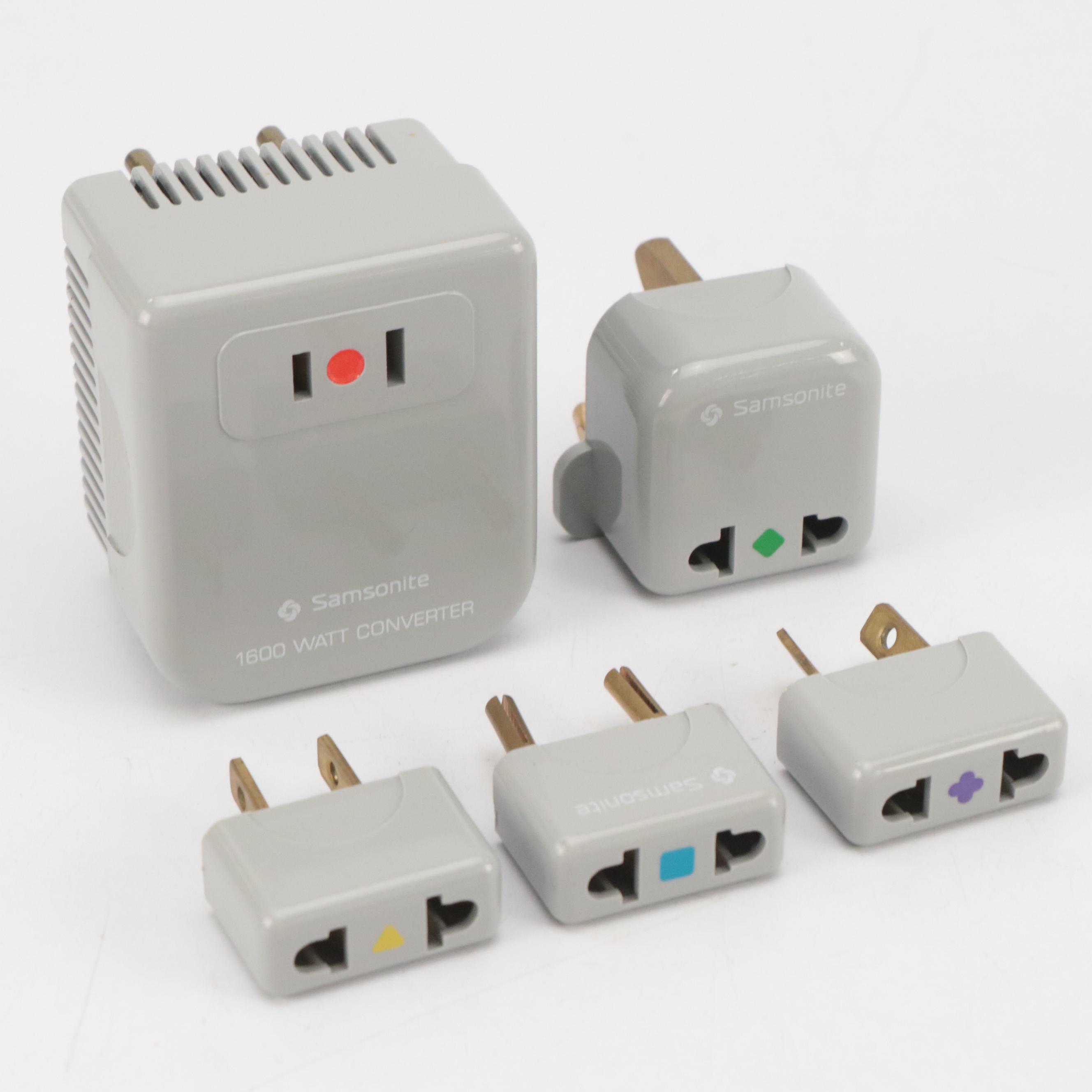 Samsonite Worldwide Converter and Adaptor Kit, 1990