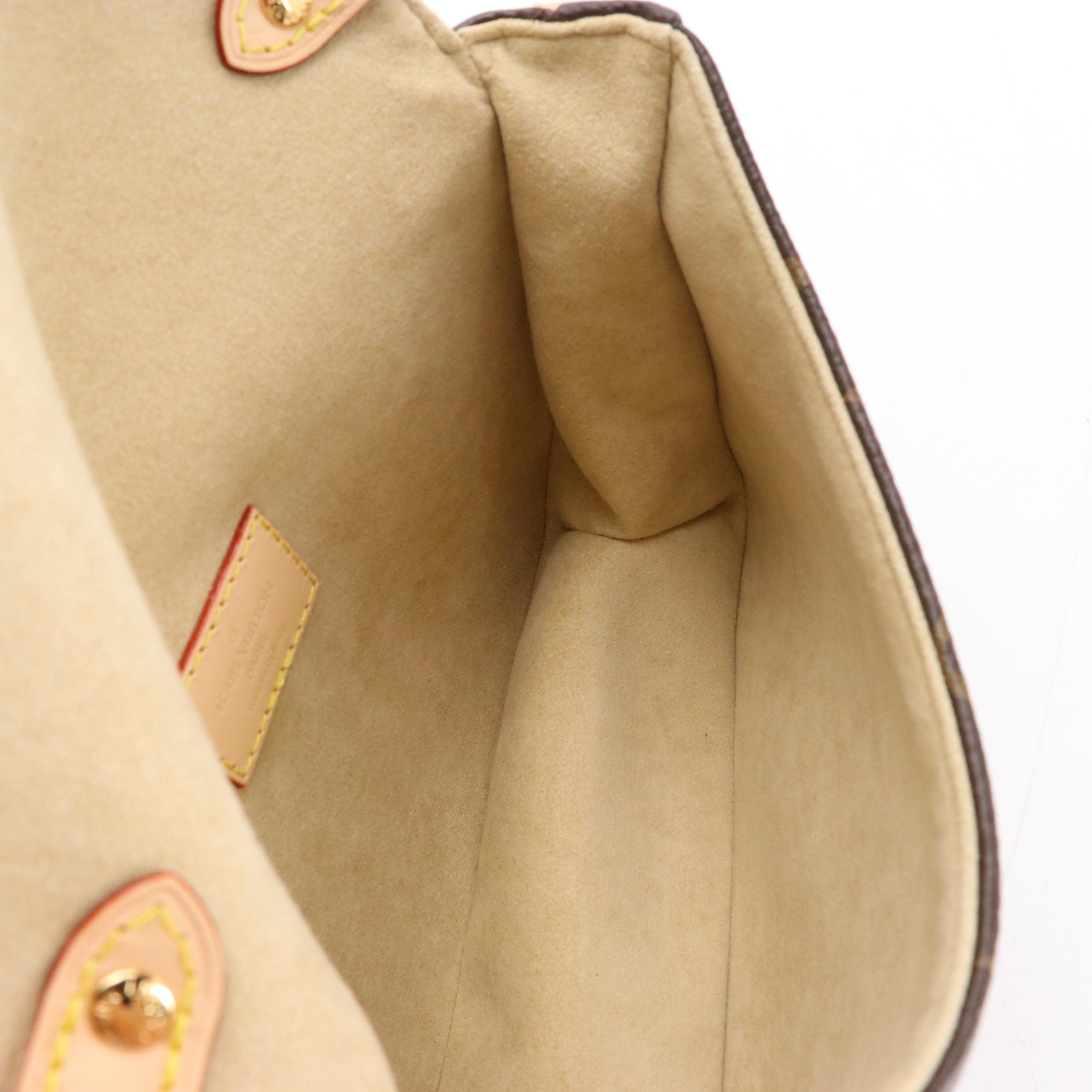 Louis Vuitton Saumur BB Crossbody Saddle Bag in Monogram Canvas and Leather