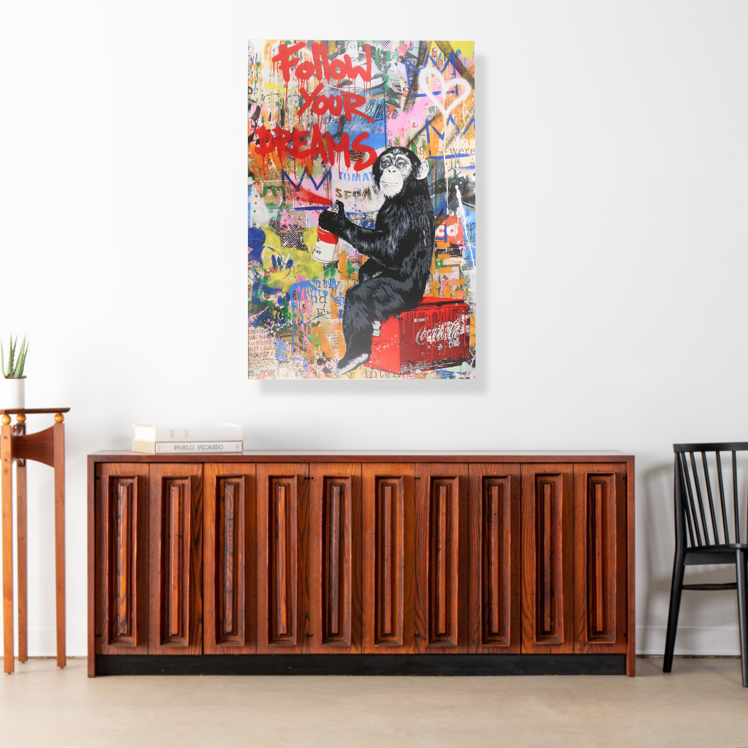 Giclée After Mr. Brainwash "Follow Your Dreams"