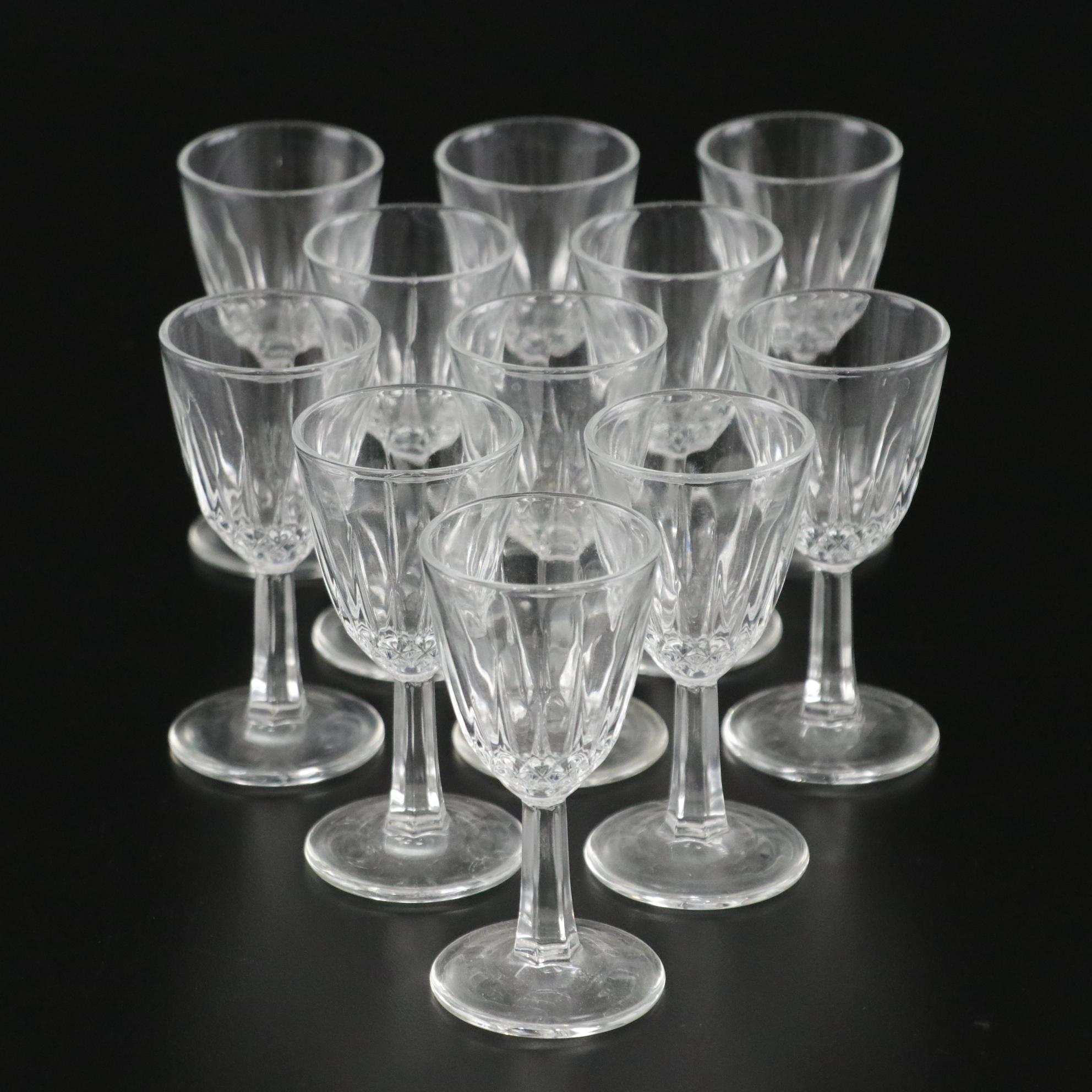 Milagro Blown Glass Tequila Bottle with Cordial Glasses