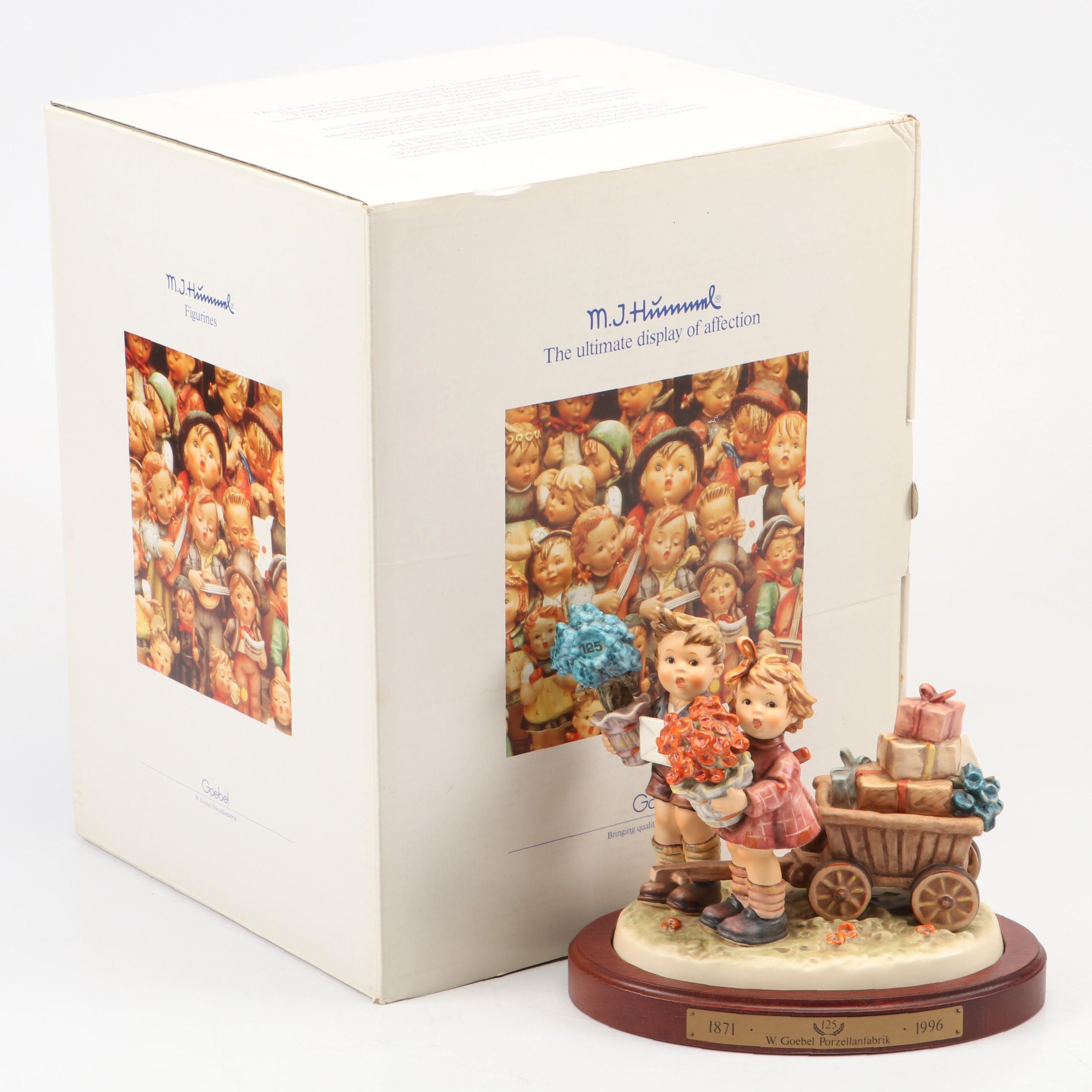 Goebel Porcelain "Love's Bounty" 125th Anniversary Commemorative Figurine