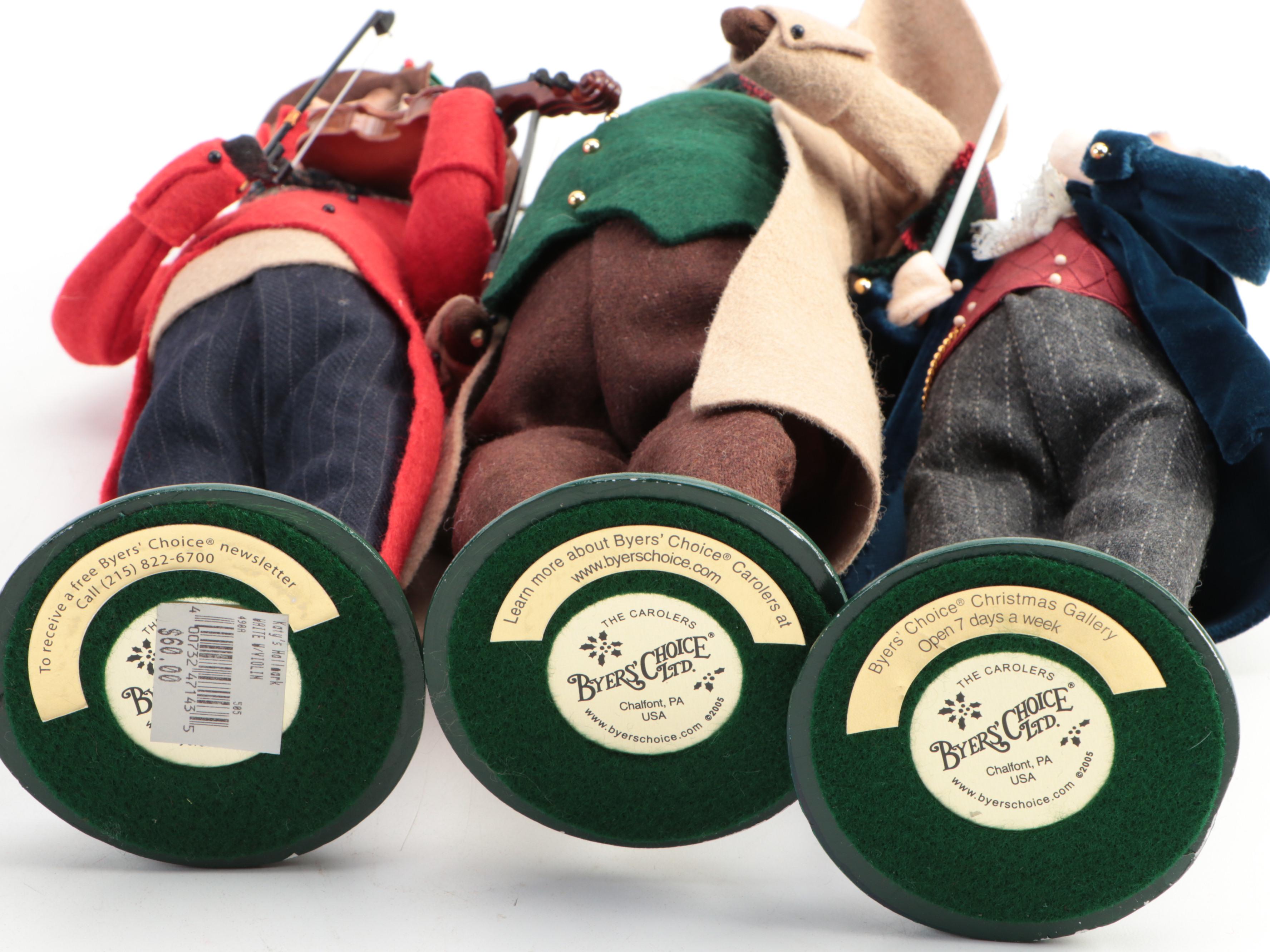 Byers' Choice "The Carolers" Figurines with Bay Window Figurine