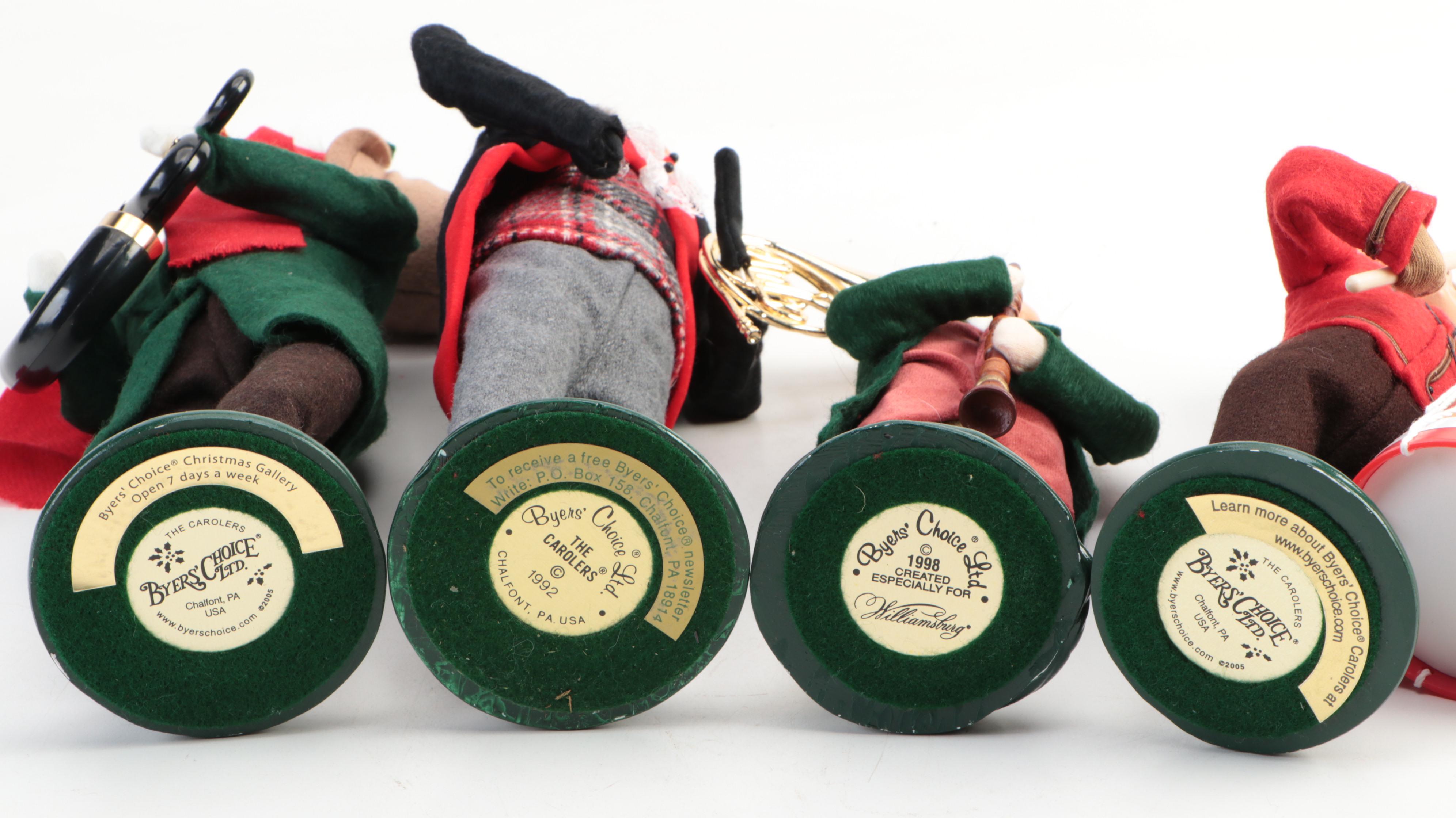 Byers' Choice "The Carolers" Figurines with Bay Window Figurine