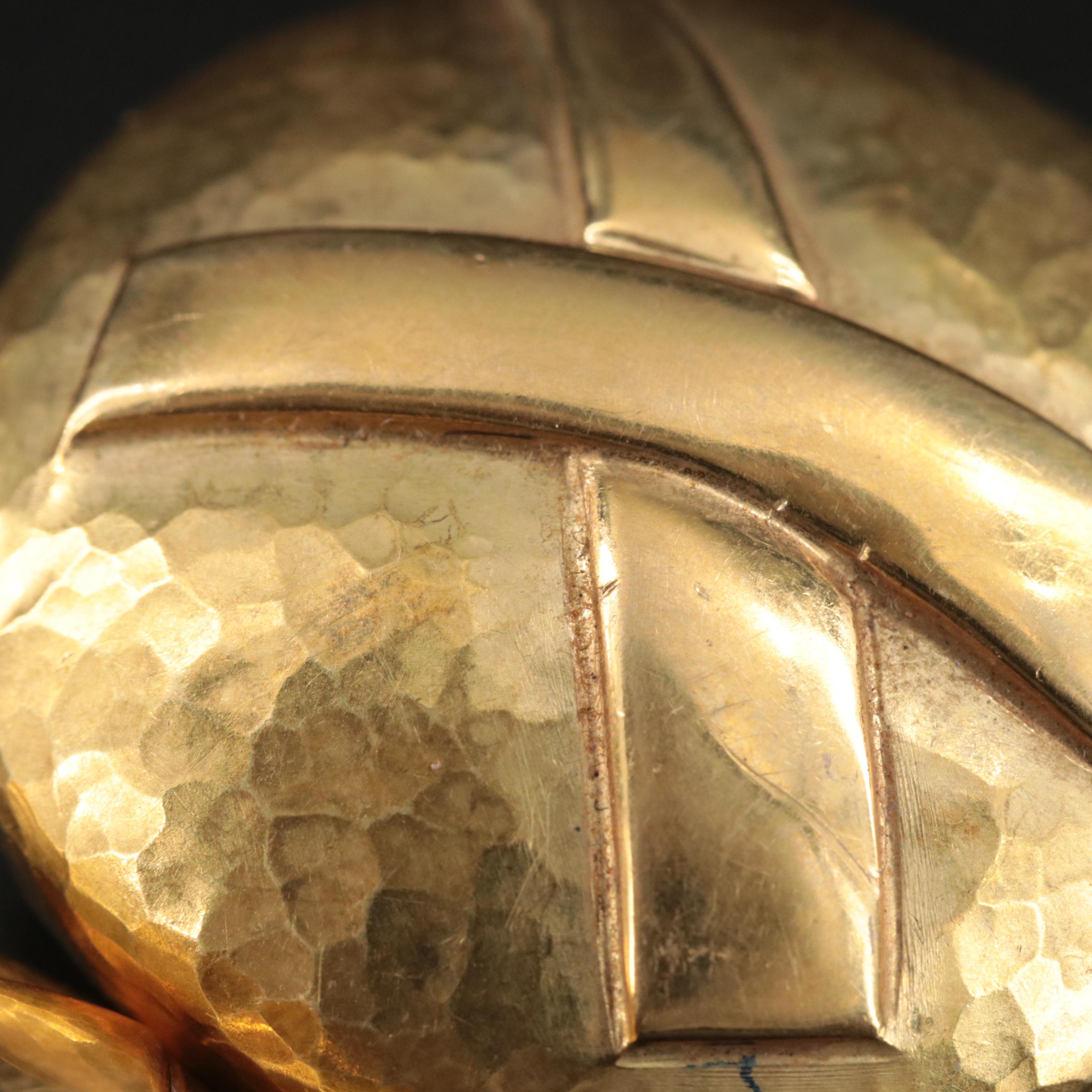 Paloma Picasso for Tiffany & Co. 18K Graffiti X Hammered Convertible Earrings