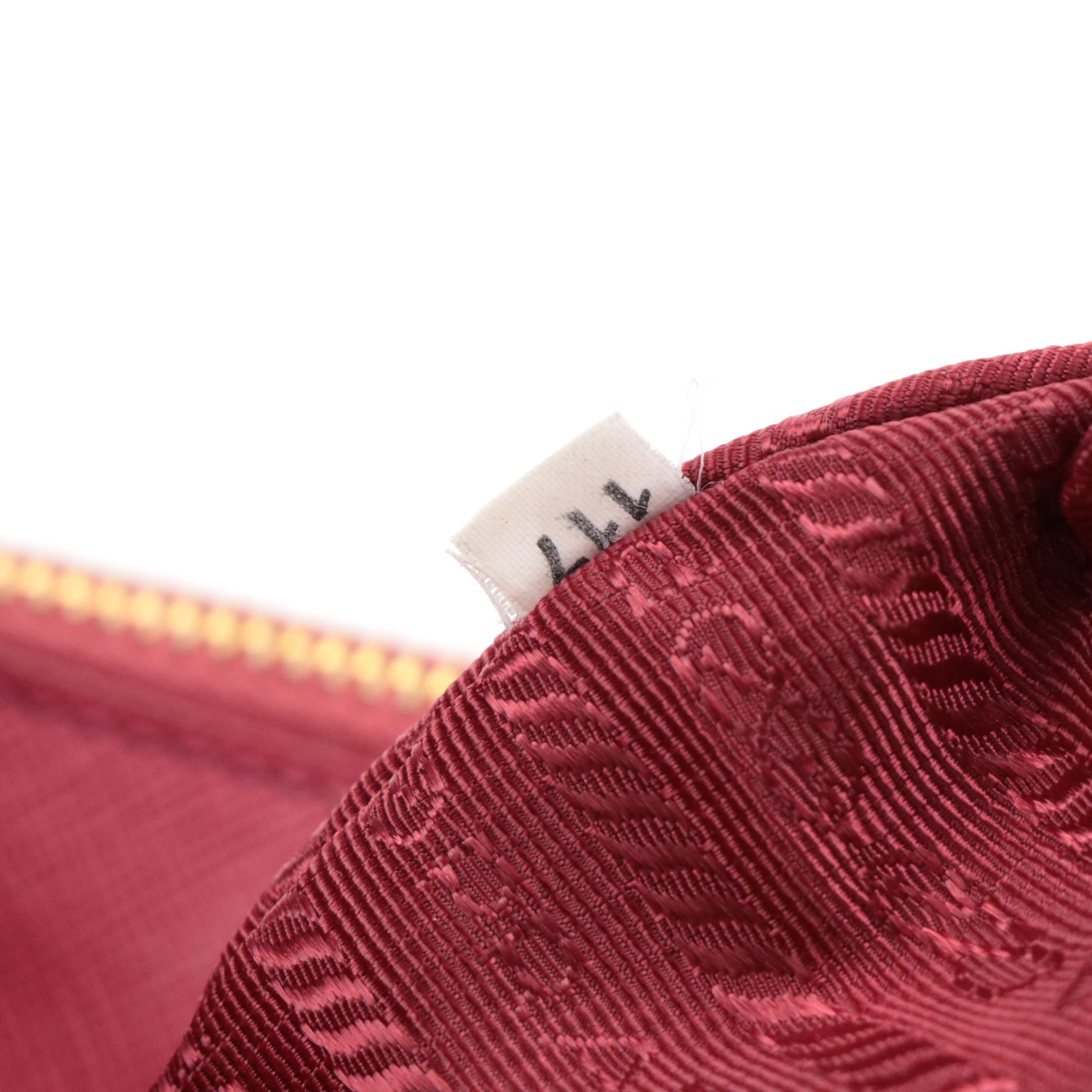 Prada Saffiano Leather Double Zip Galleria Tote