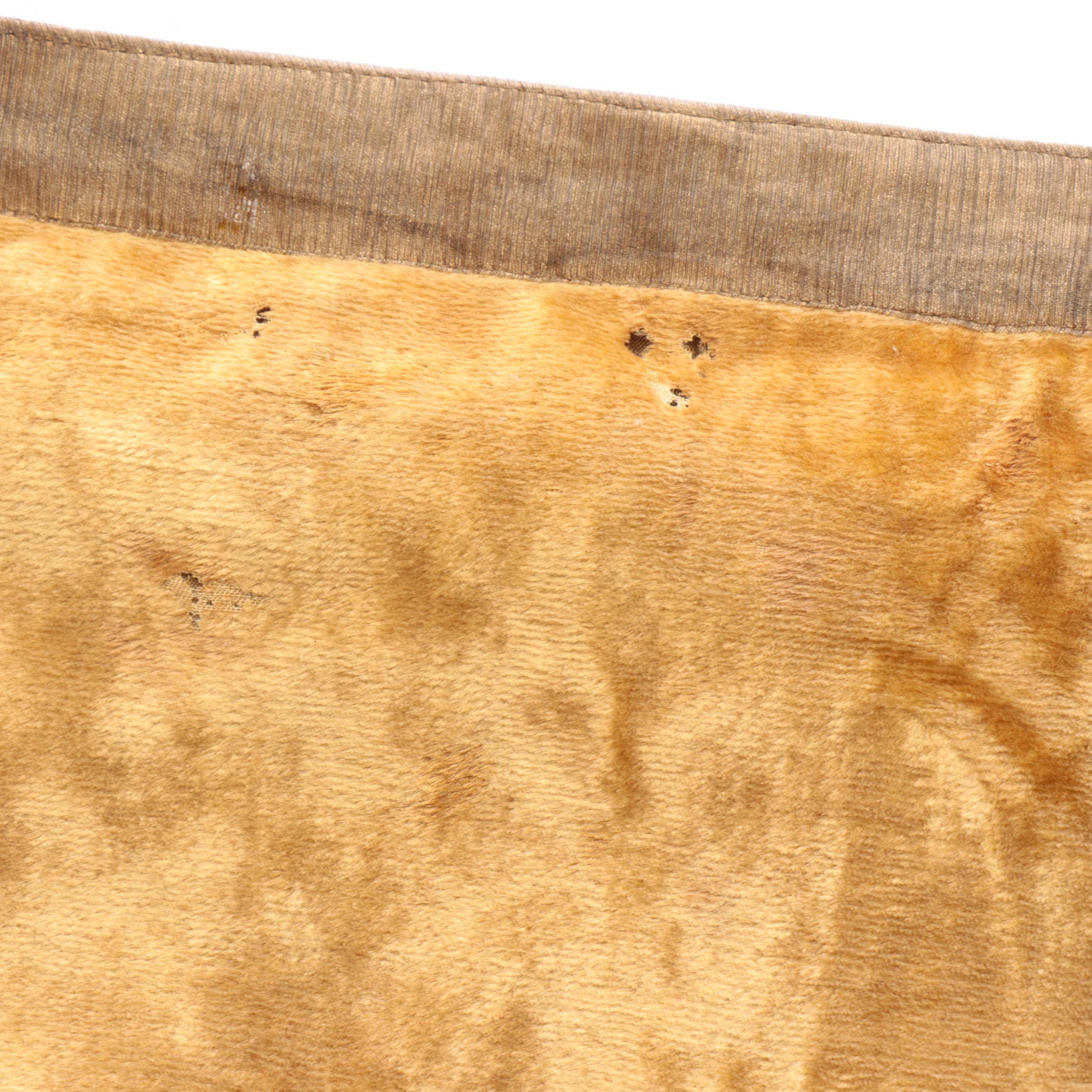 Beaded and Velvet Tablecloth and Table Runners