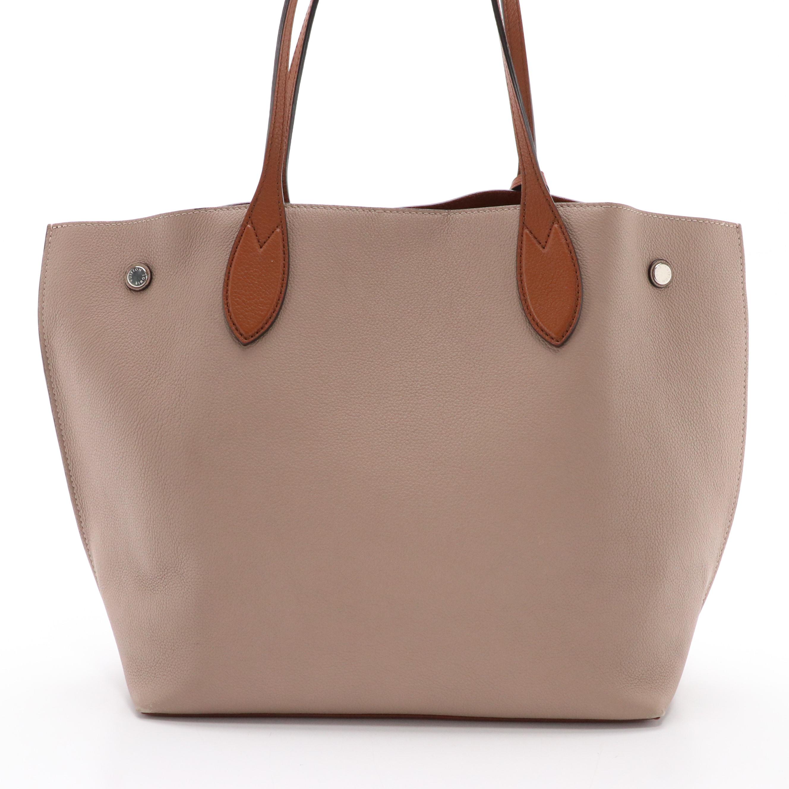 Louis Vuitton Lockme Go Tote Bag in Grained Calfskin Leather