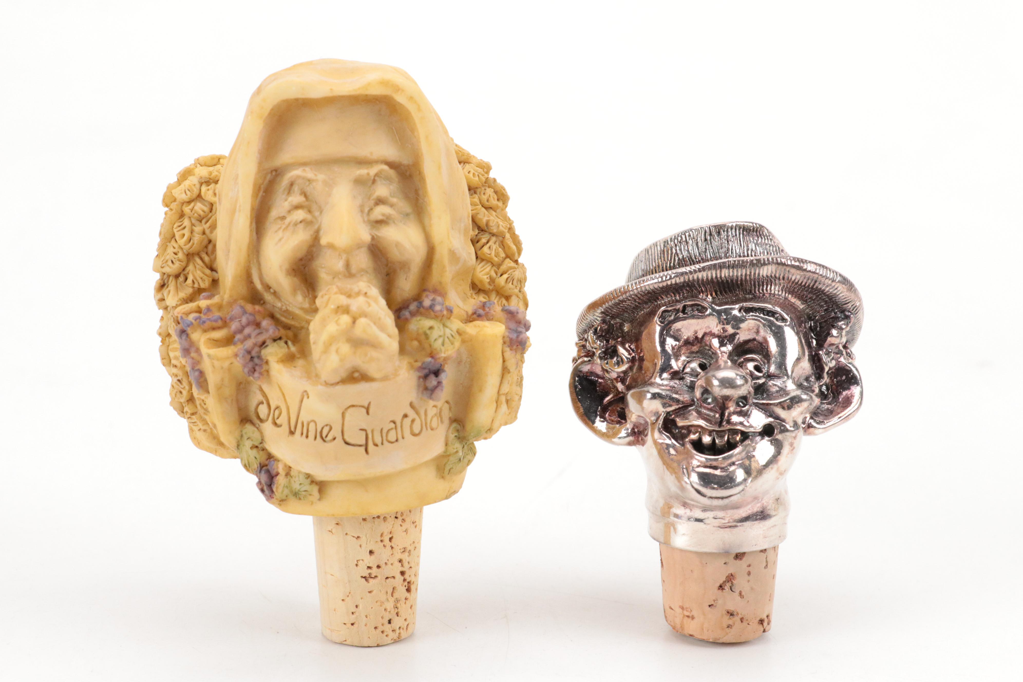 Bombay Company Glass Lily Bottle Stoppers, Brass Bar Tool Set and More