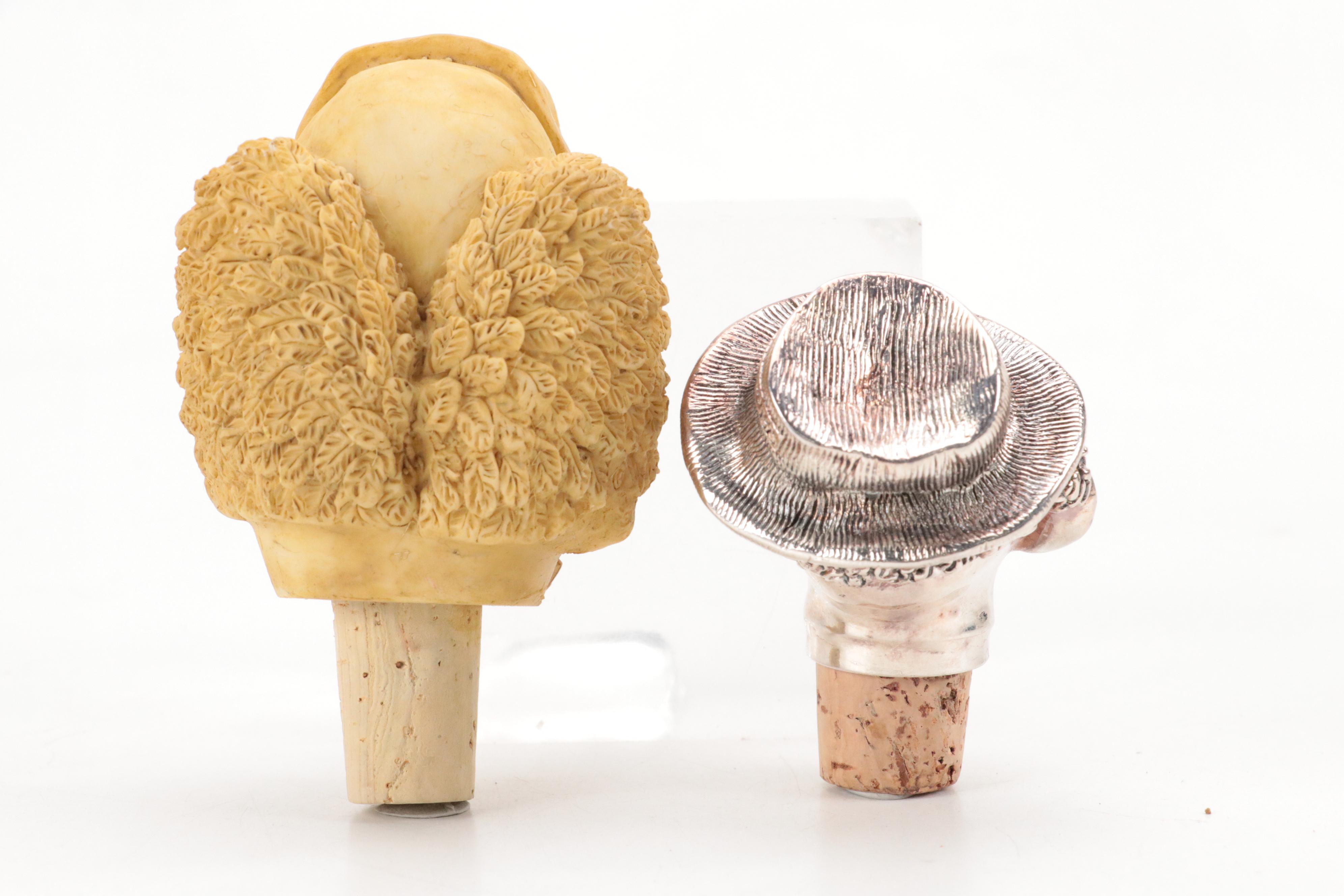 Bombay Company Glass Lily Bottle Stoppers, Brass Bar Tool Set and More