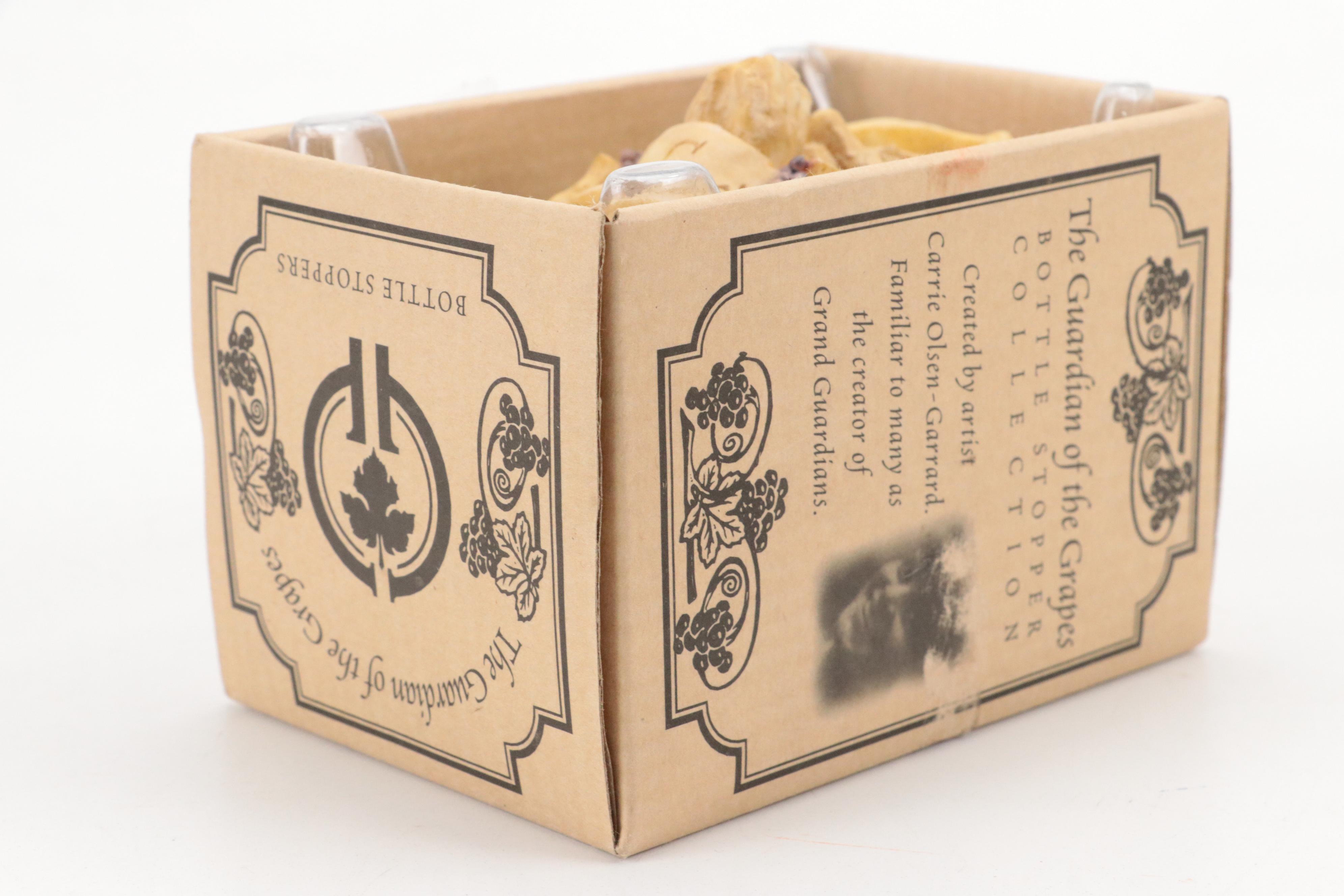 Bombay Company Glass Lily Bottle Stoppers, Brass Bar Tool Set and More