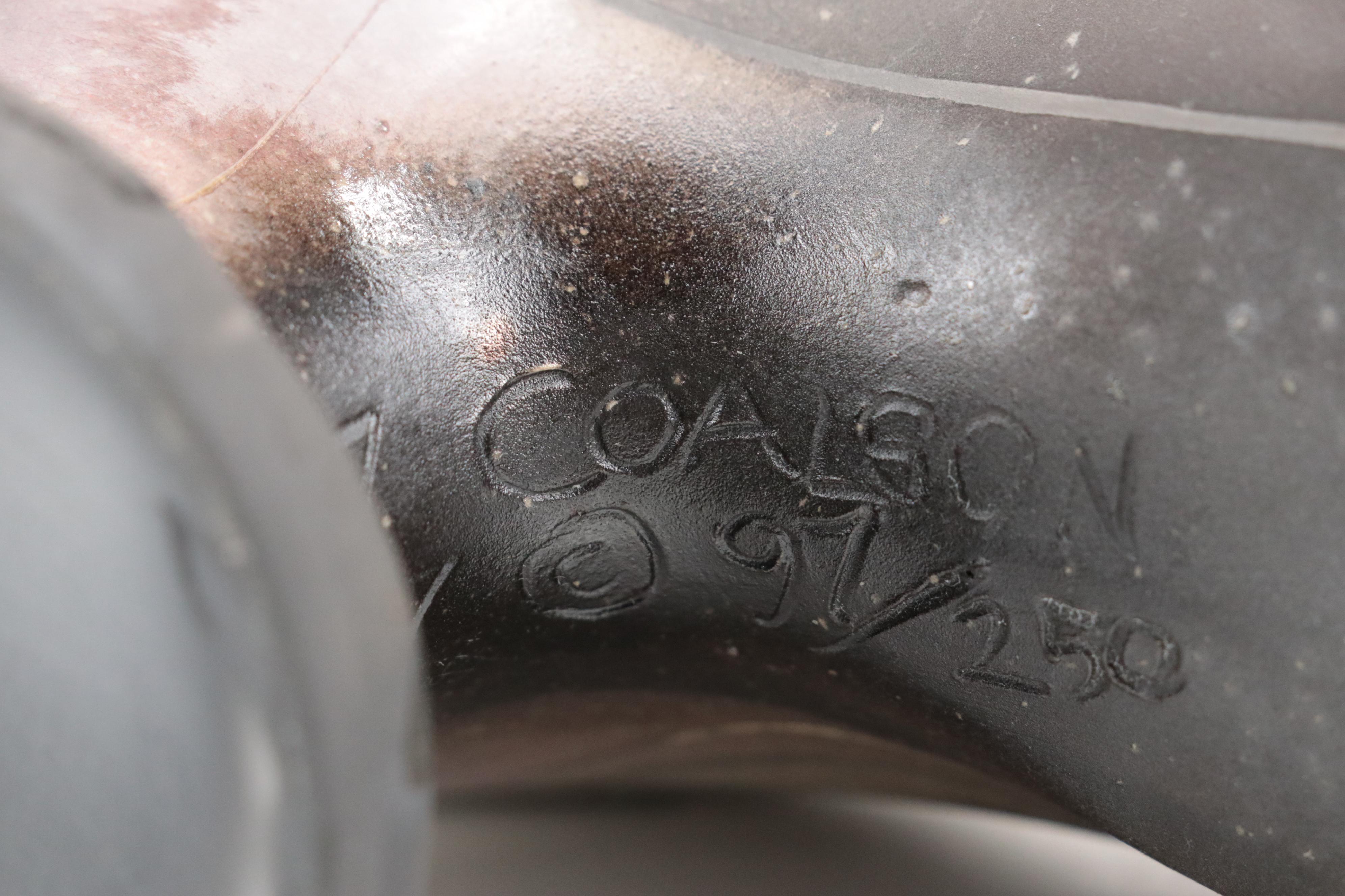 Ltd. Ed. Glo Coalson Signed Raku Art Pottery Pigeon Figurine, 1997