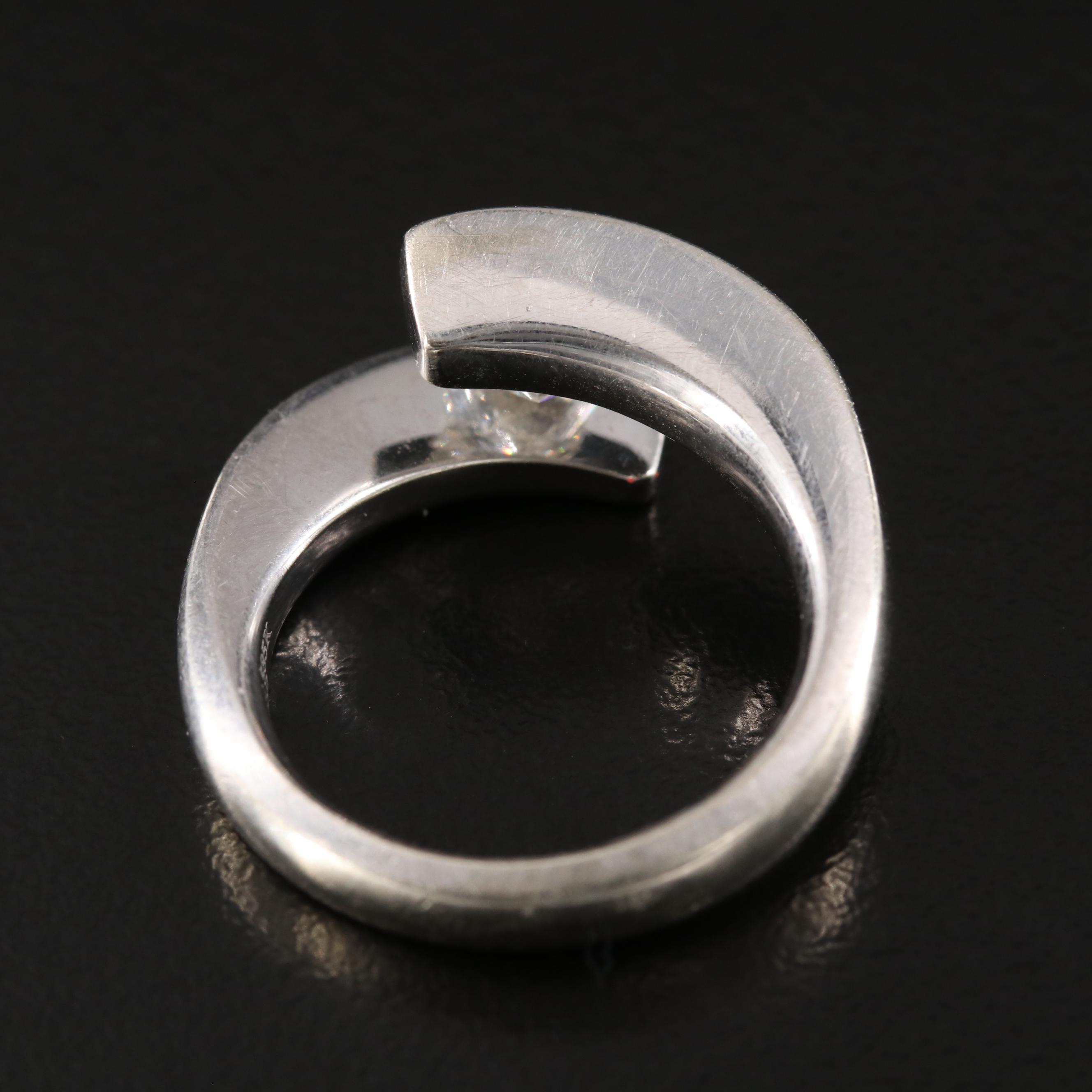 Gelin Abaci Tension Collection 14K 1.30 CTW Diamond Bypass Ring