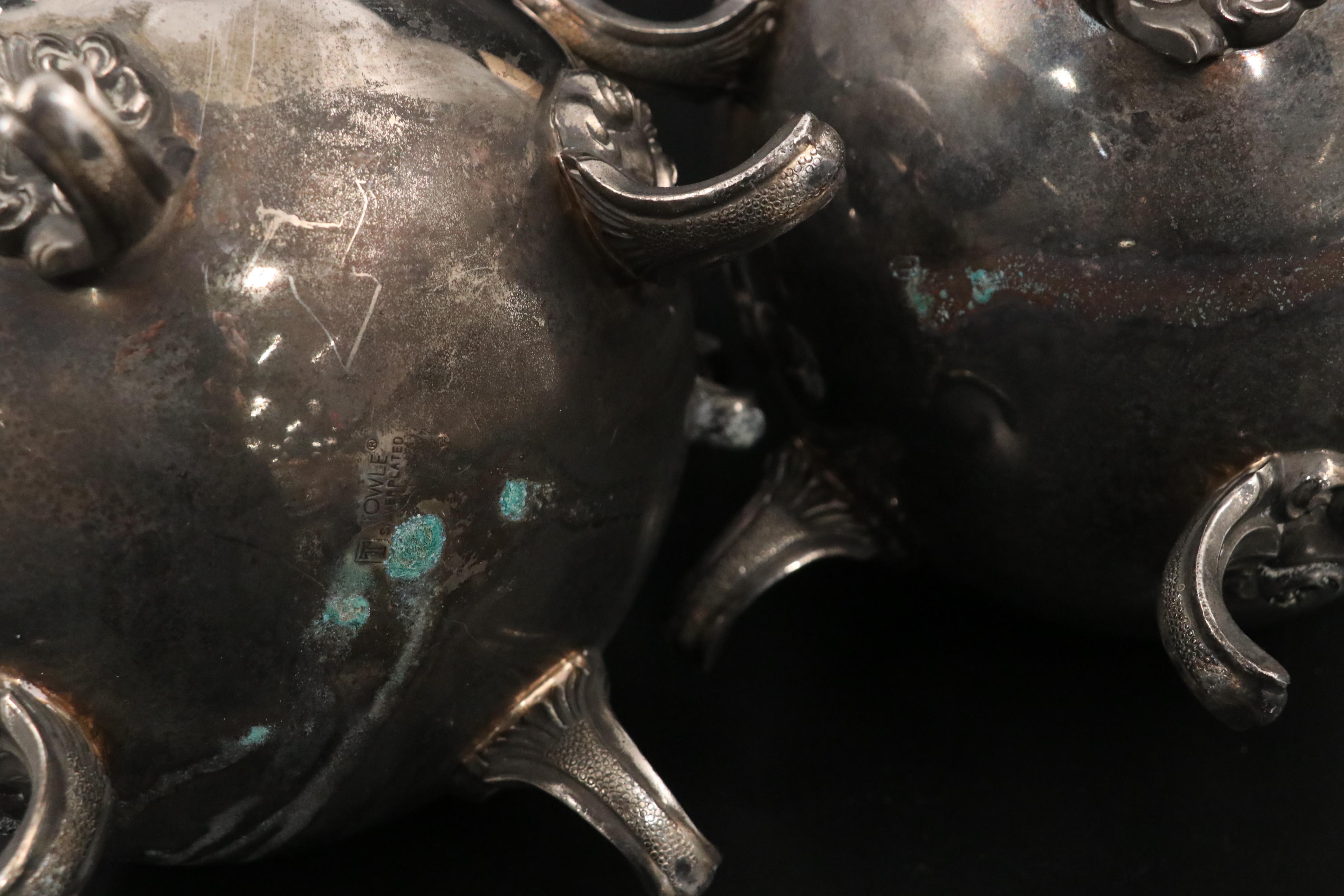 Towle Silver Plate Coffee and Tea Service, 20th C.