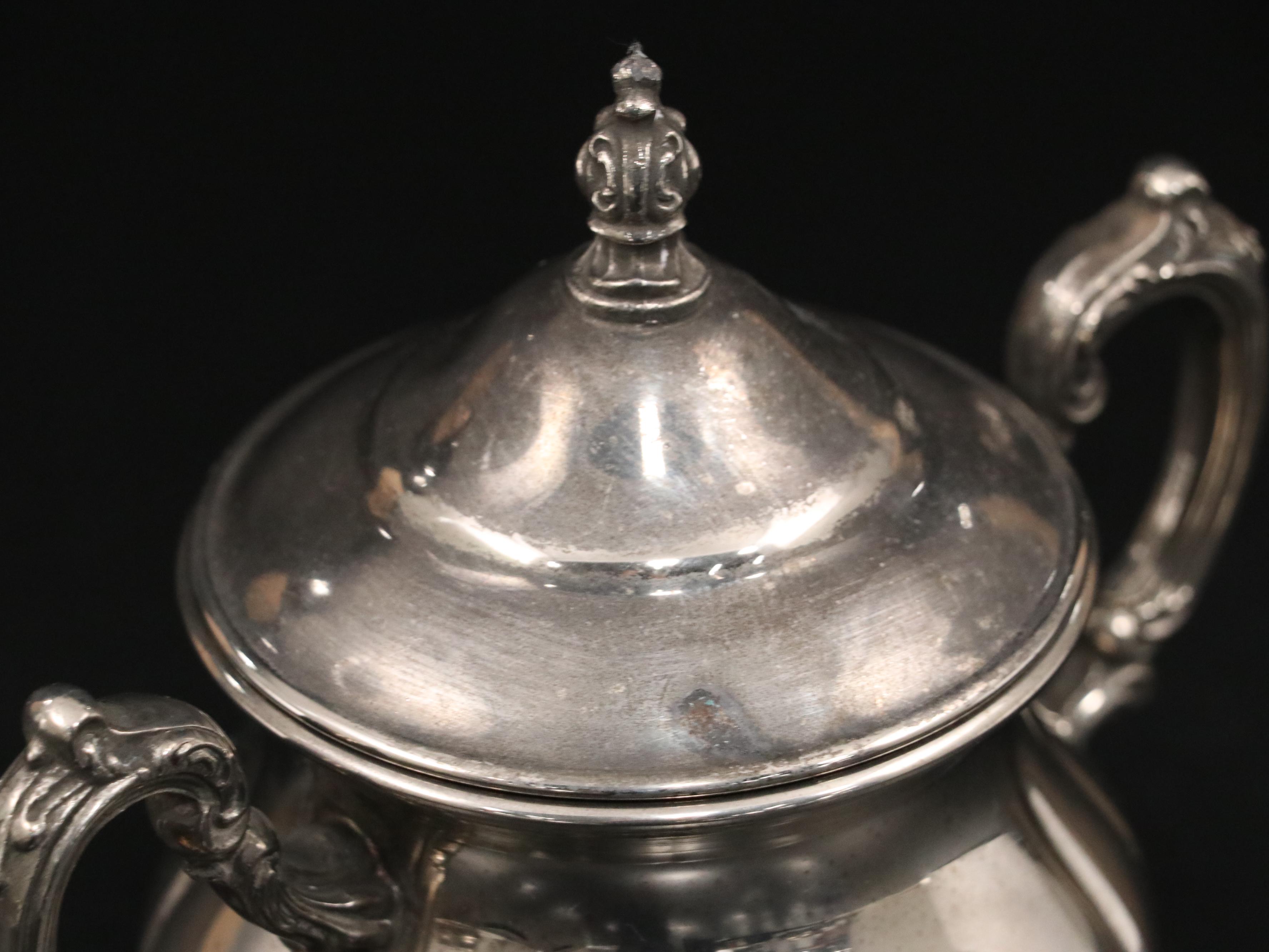 Towle Silver Plate Coffee and Tea Service, 20th C.