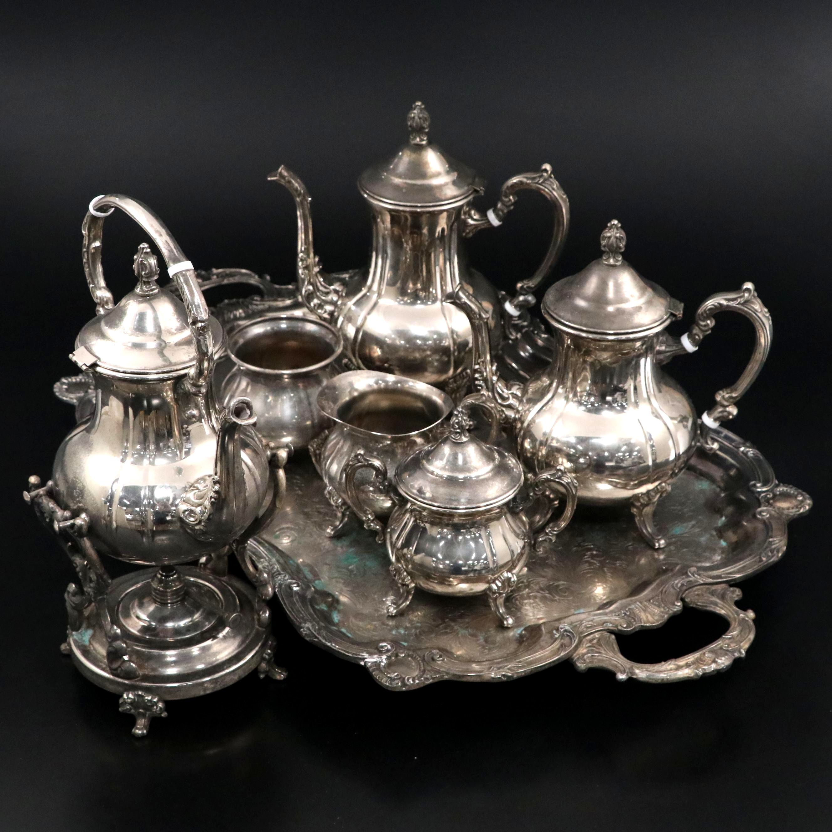 Towle Silver Plate Coffee and Tea Service, 20th C.