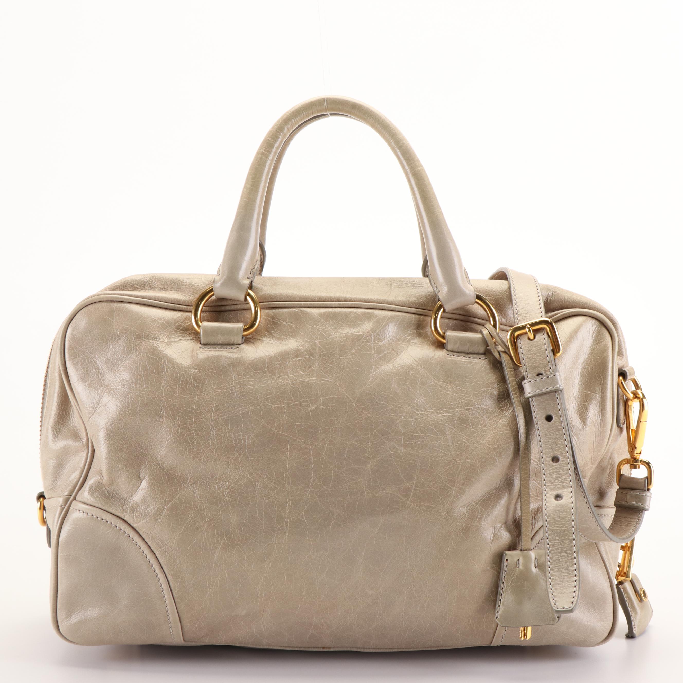 Prada Vitello Shine Leather Two-Way Bag