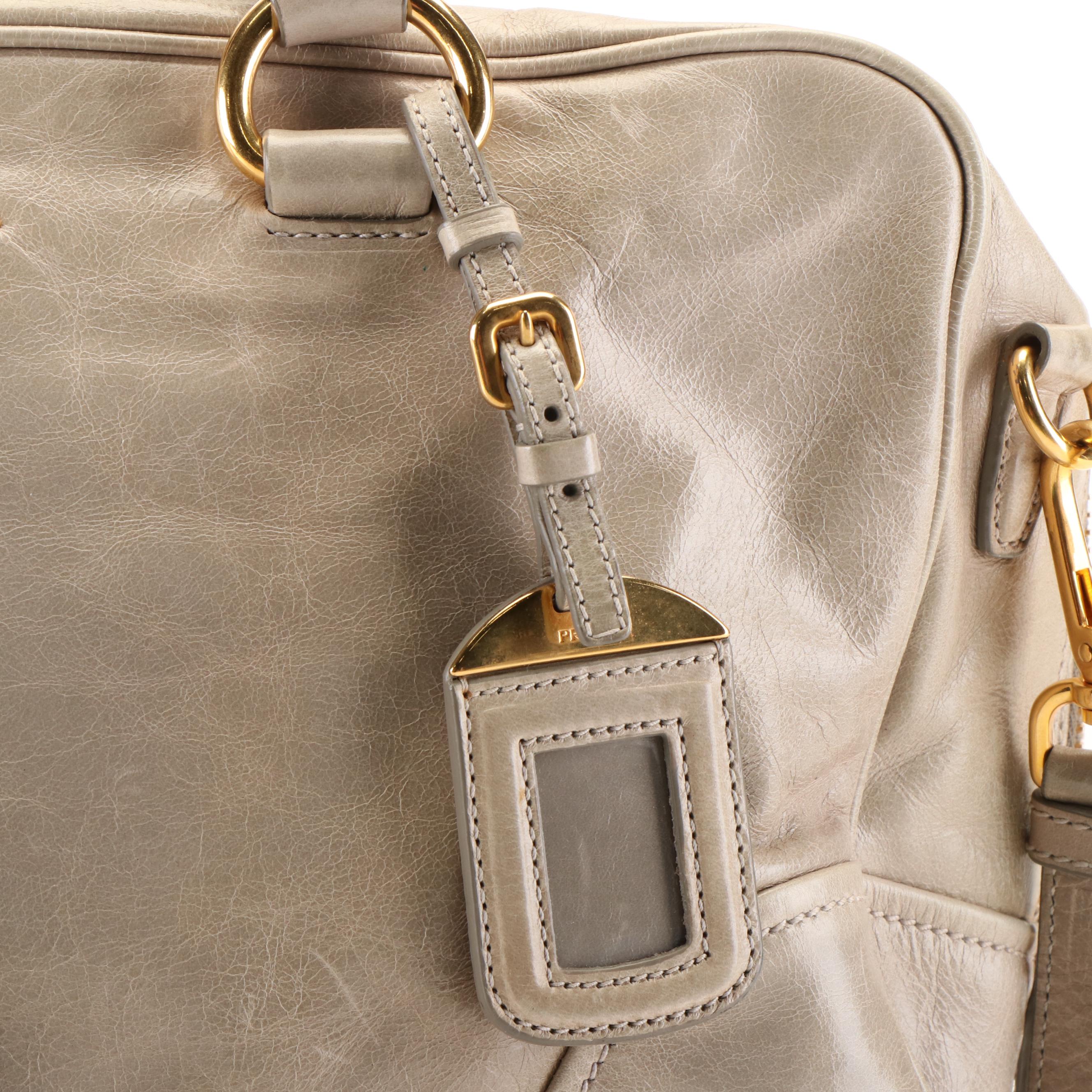 Prada Vitello Shine Leather Two-Way Bag