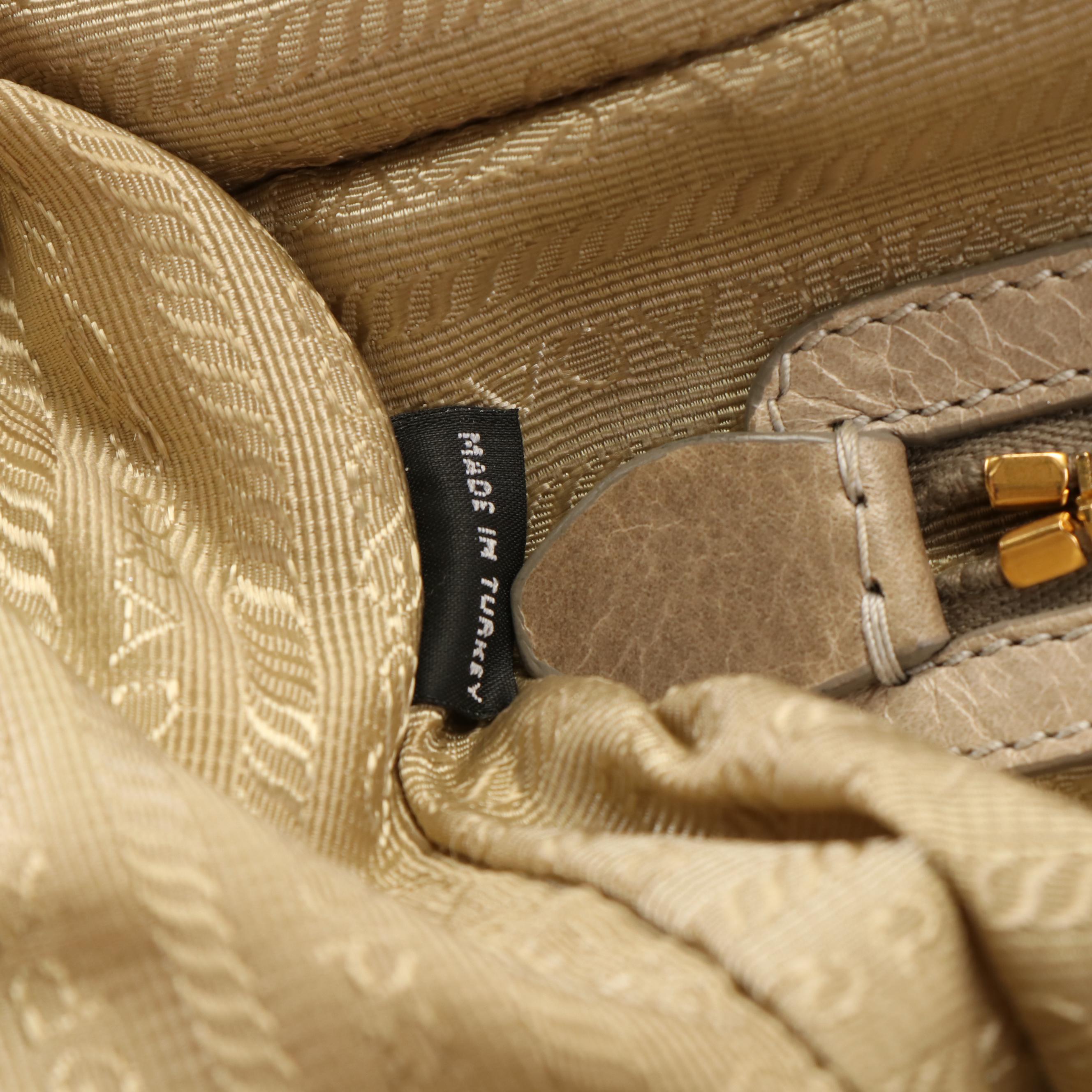 Prada Vitello Shine Leather Two-Way Bag