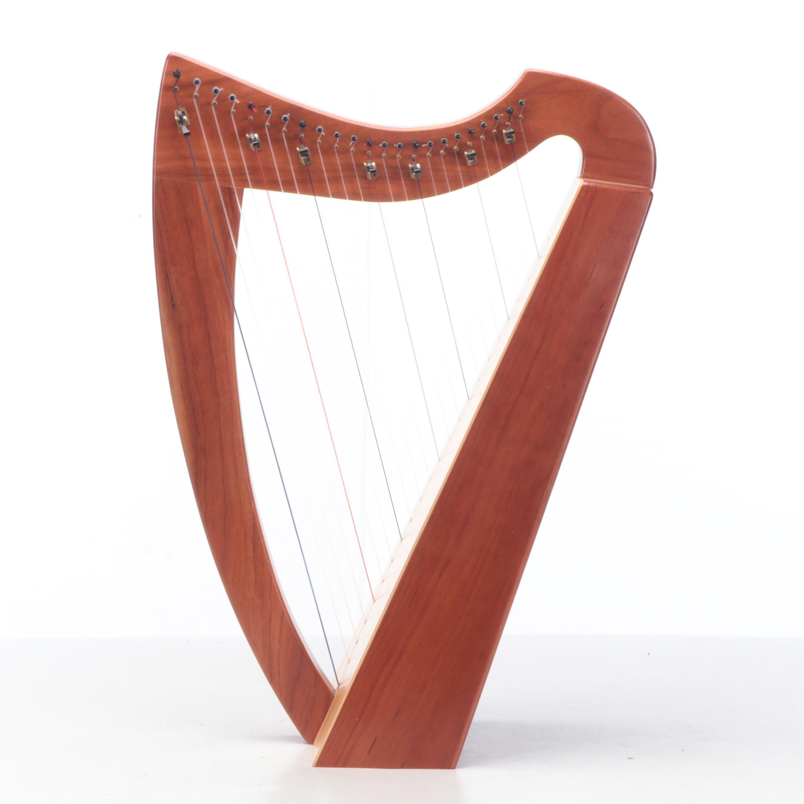 Blevins Cherry Wood Mezzo 23 Harp with Soft Case, 2002