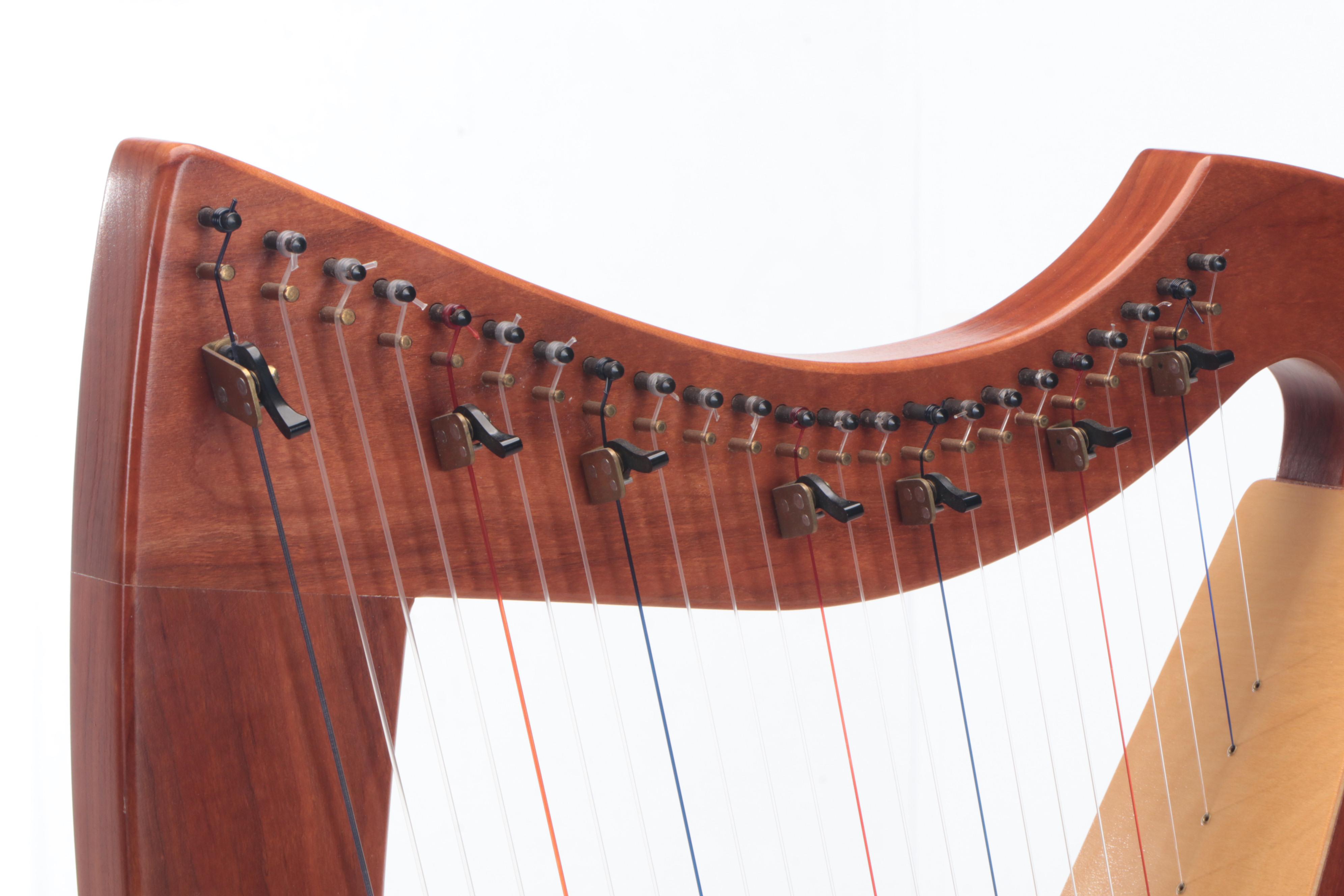 Blevins Cherry Wood Mezzo 23 Harp with Soft Case, 2002