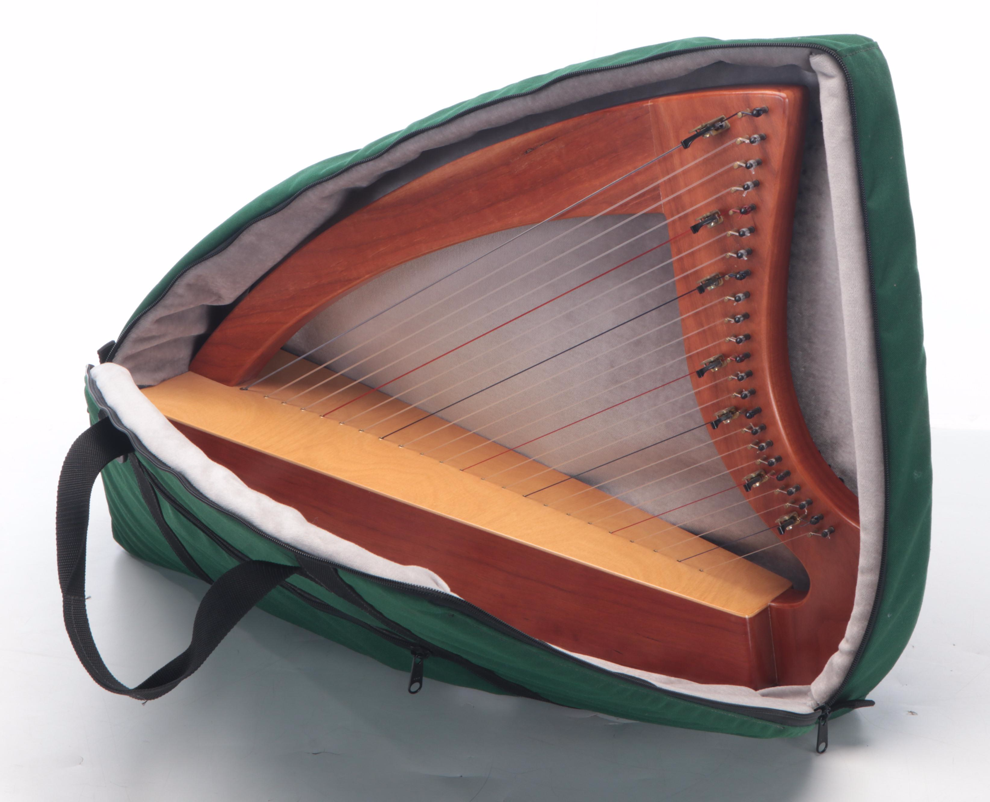 Blevins Cherry Wood Mezzo 23 Harp with Soft Case, 2002