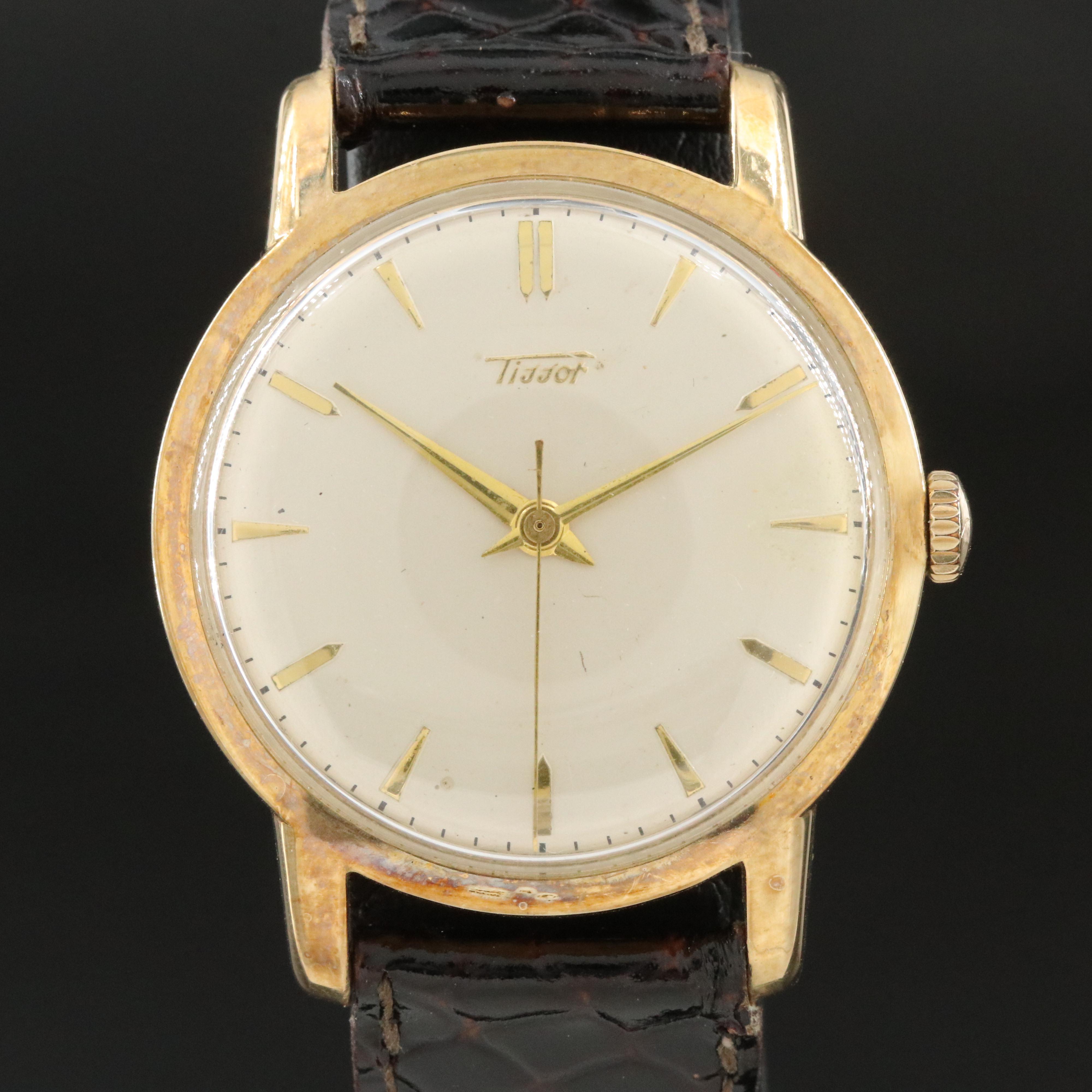 Vintage Tissot 14K Gold Mechanical Watch