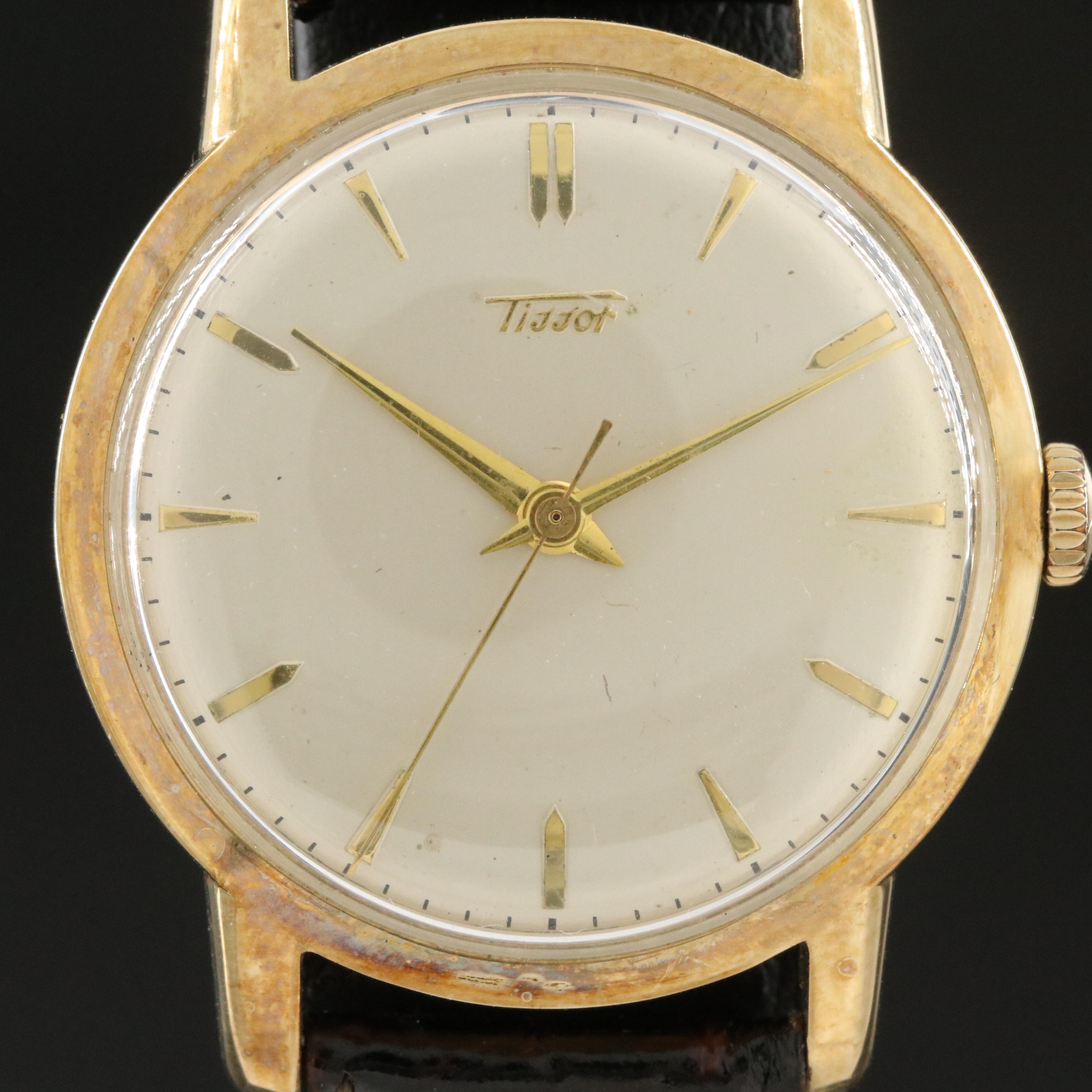 Vintage Tissot 14K Gold Mechanical Watch