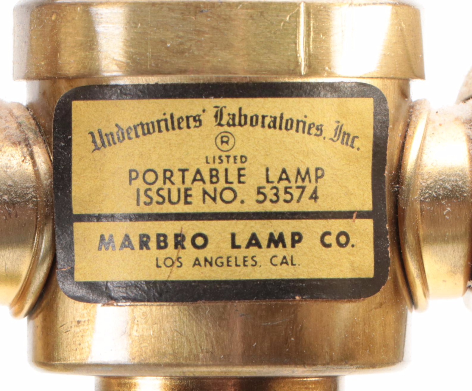 Murano Glass Seguso for Marbro Sommerso Art Glass Table Lamp, Mid-20th Century