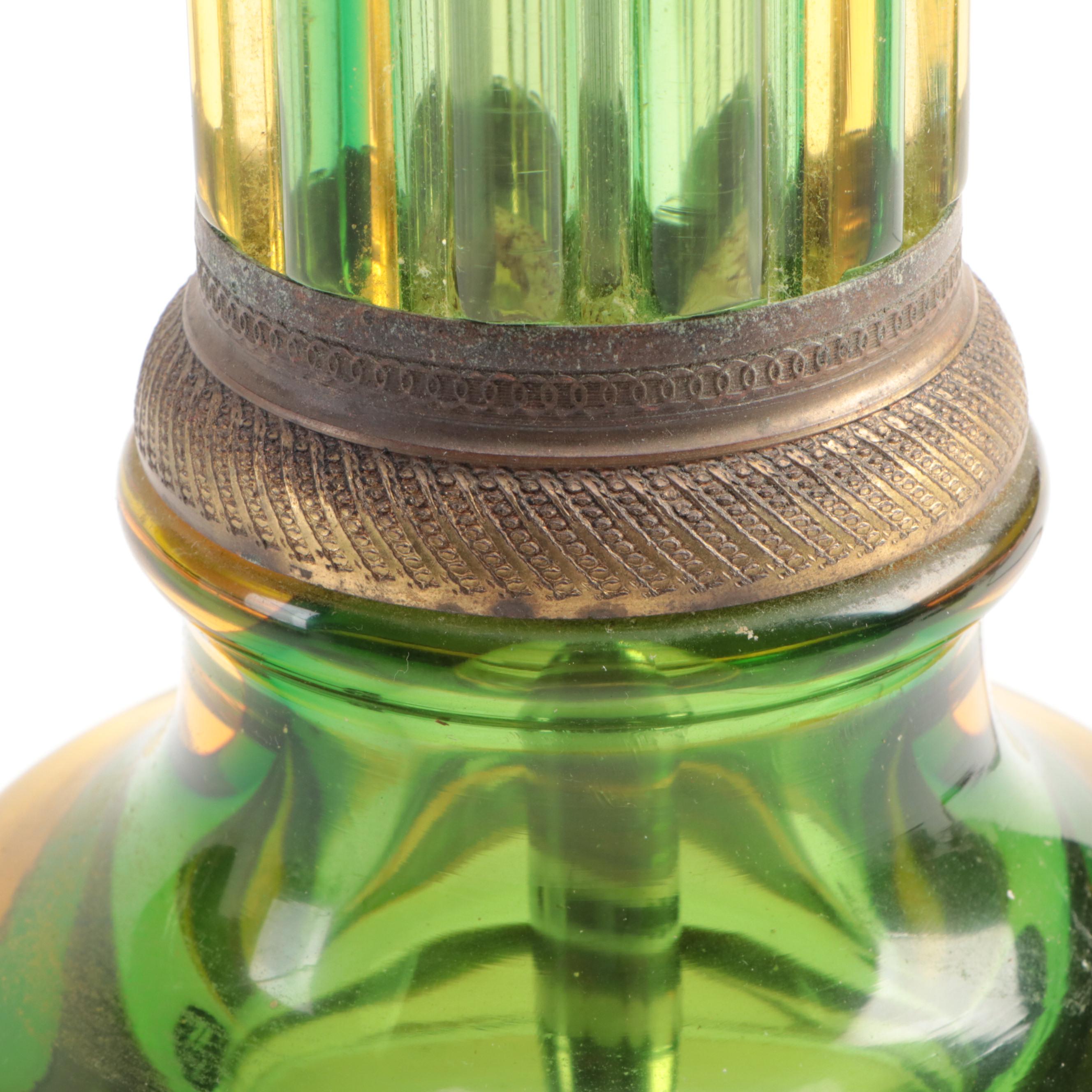 Murano Glass Seguso for Marbro Sommerso Art Glass Table Lamp, Mid-20th Century