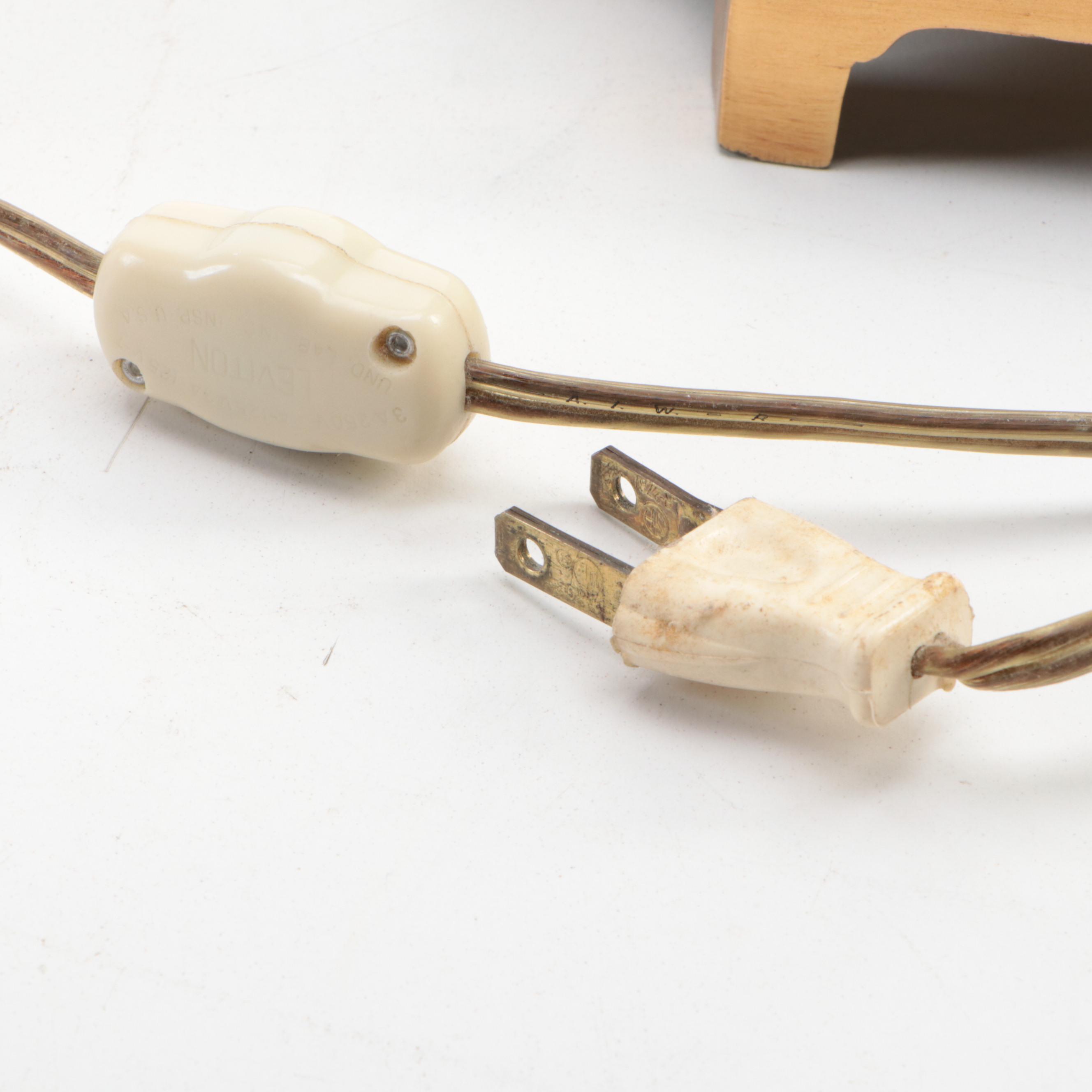 Murano Glass Seguso for Marbro Sommerso Art Glass Table Lamp, Mid-20th Century