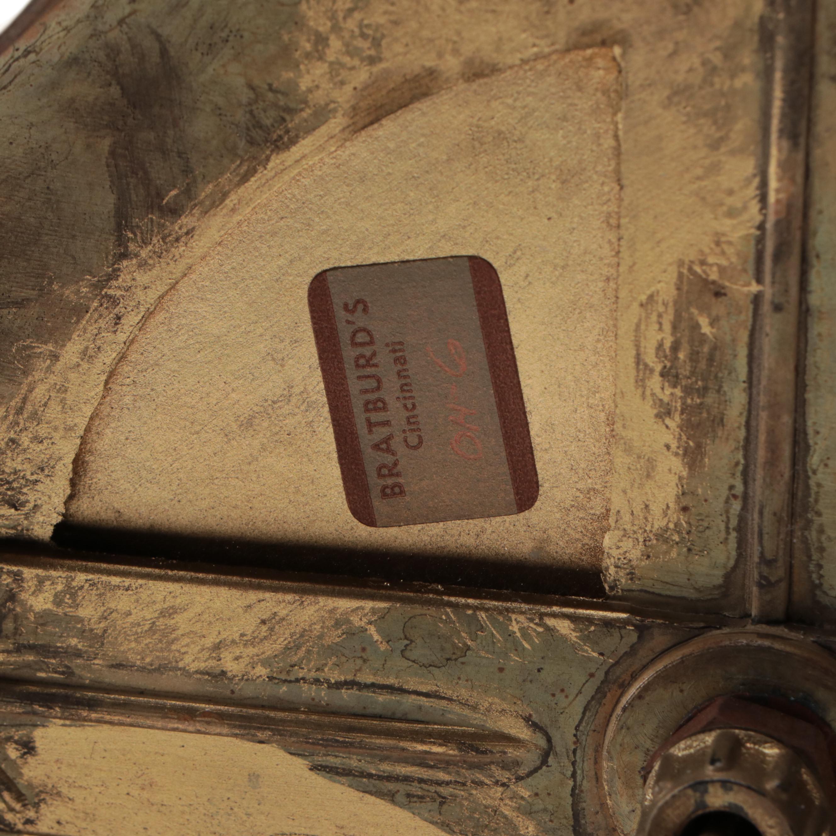 Murano Glass Seguso for Marbro Sommerso Art Glass Table Lamp, Mid-20th Century