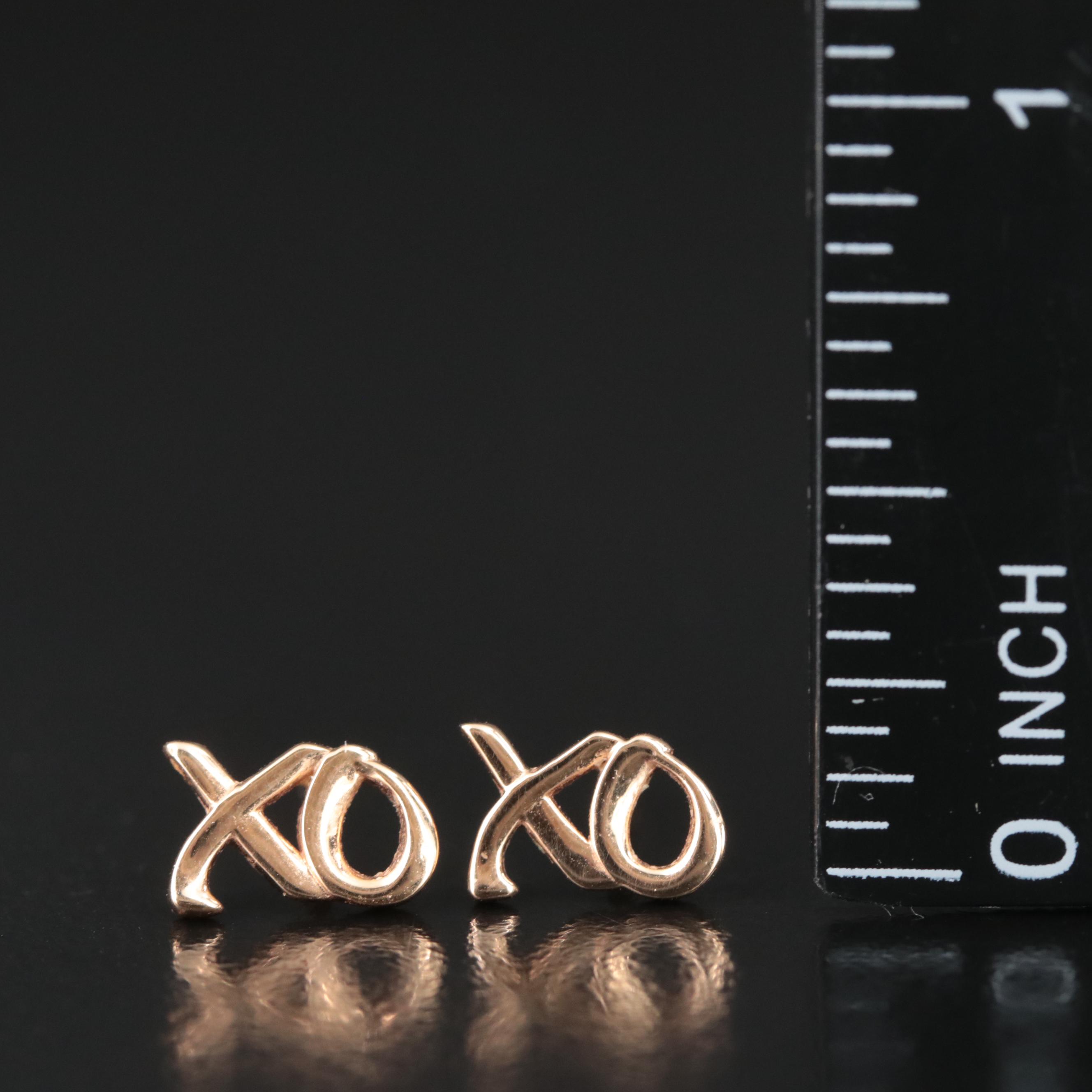 Paloma Picasso for Tiffany & Co. 18K XO Stud Earrings