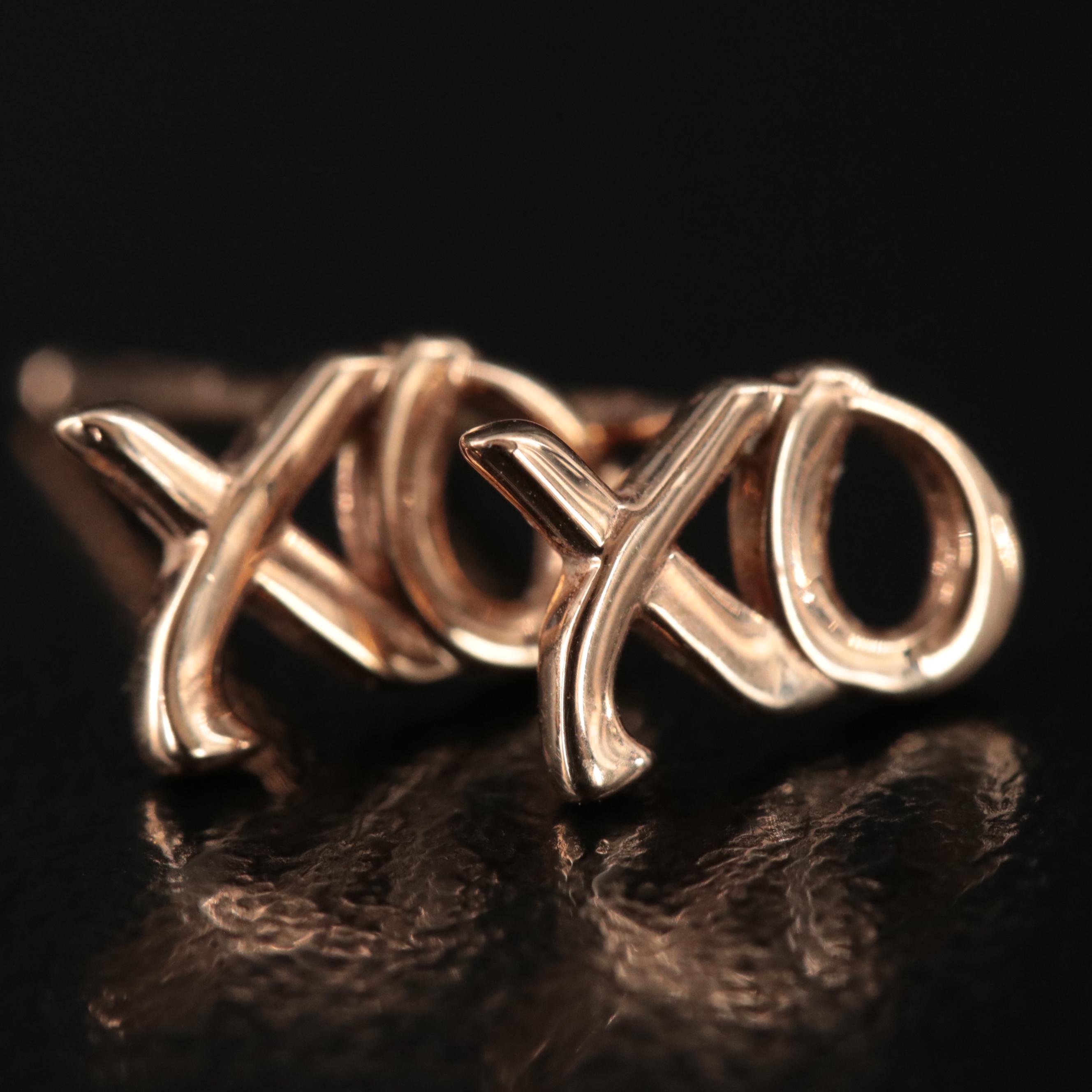 Paloma Picasso for Tiffany & Co. 18K XO Stud Earrings