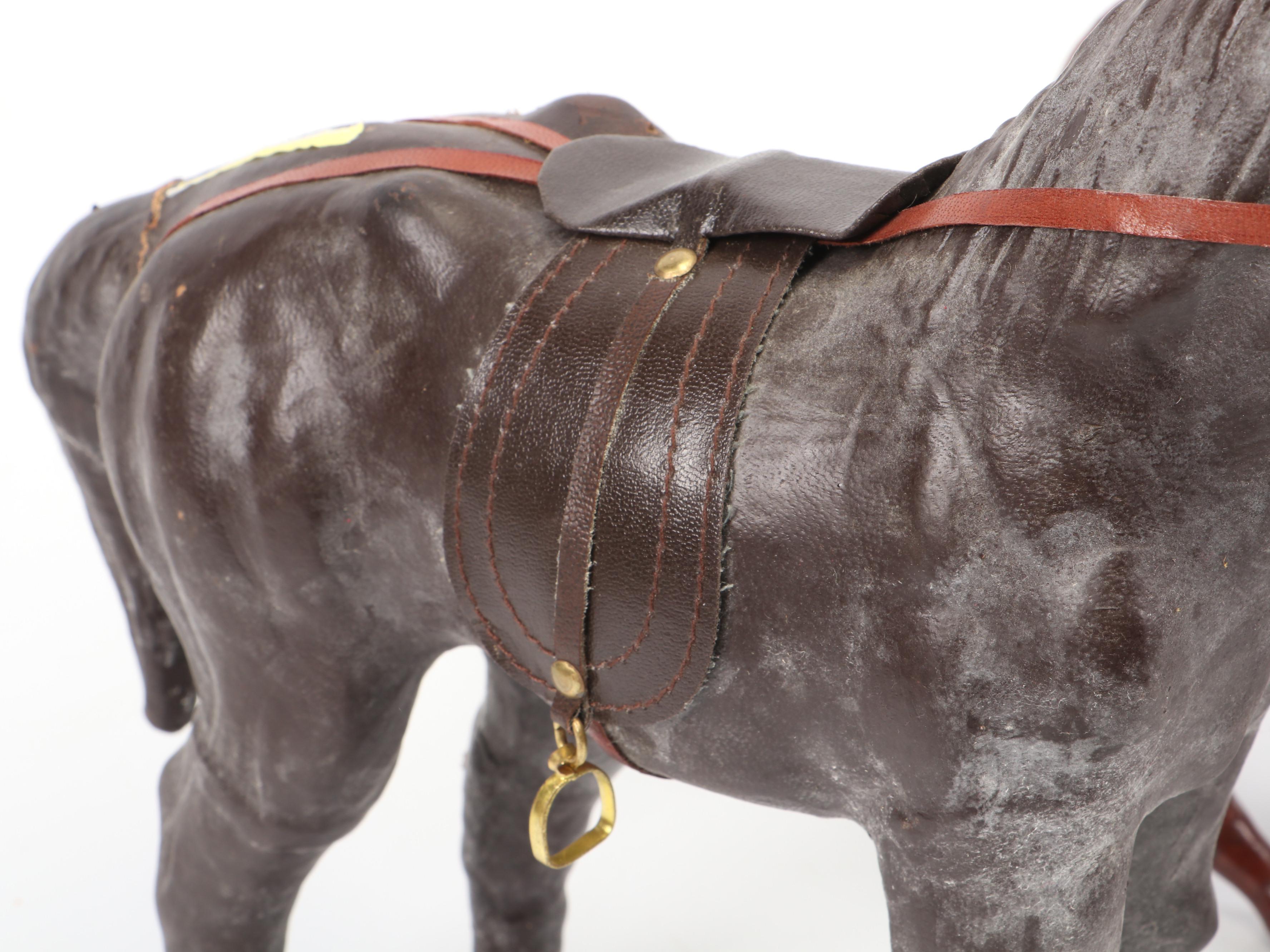 Byers' Choice "The Carolers" Figurines w/ Model Coach and Leather-Wrapped Horses