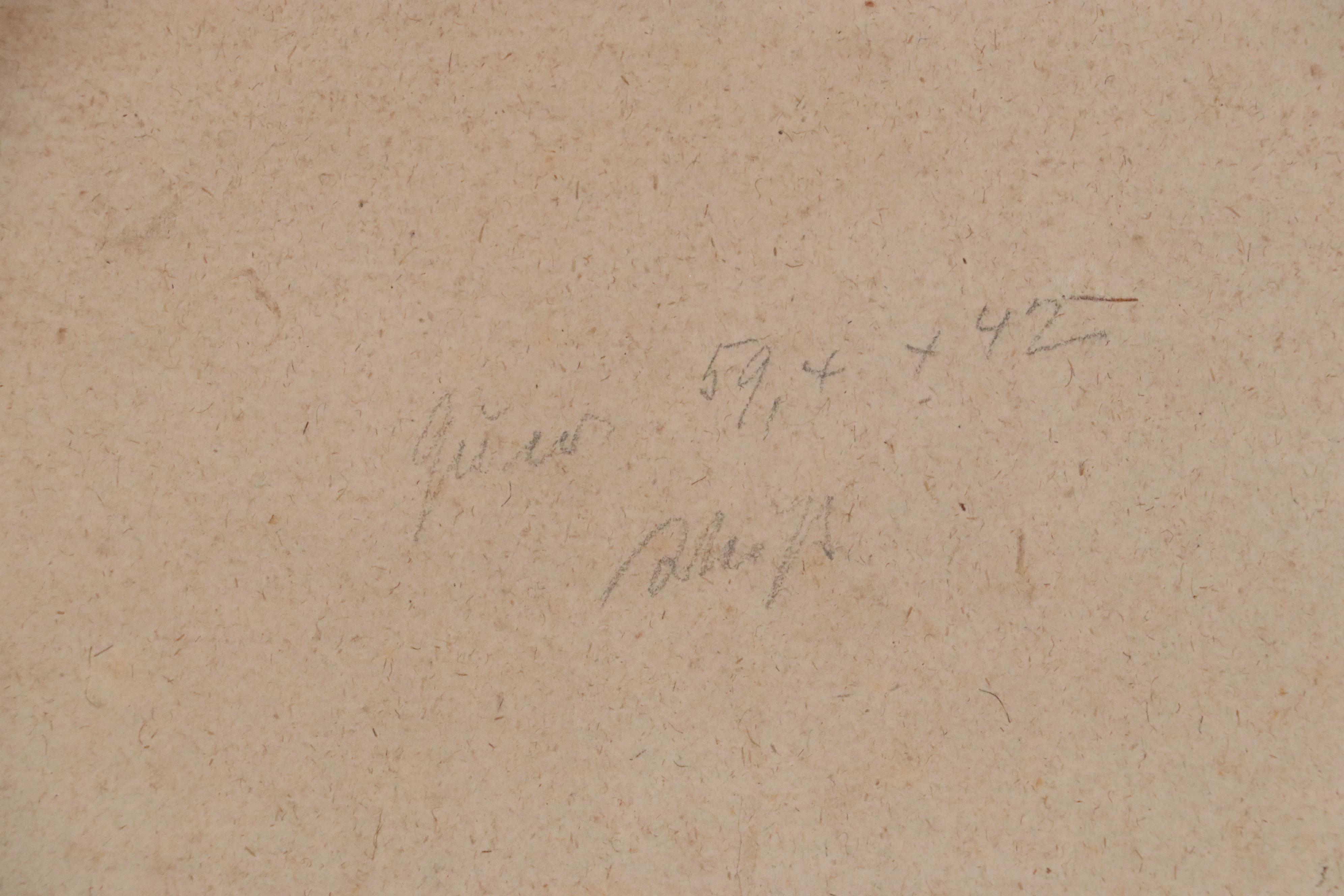 Johann Daniel Herz the Elder Red Chalk Drawing, 1715