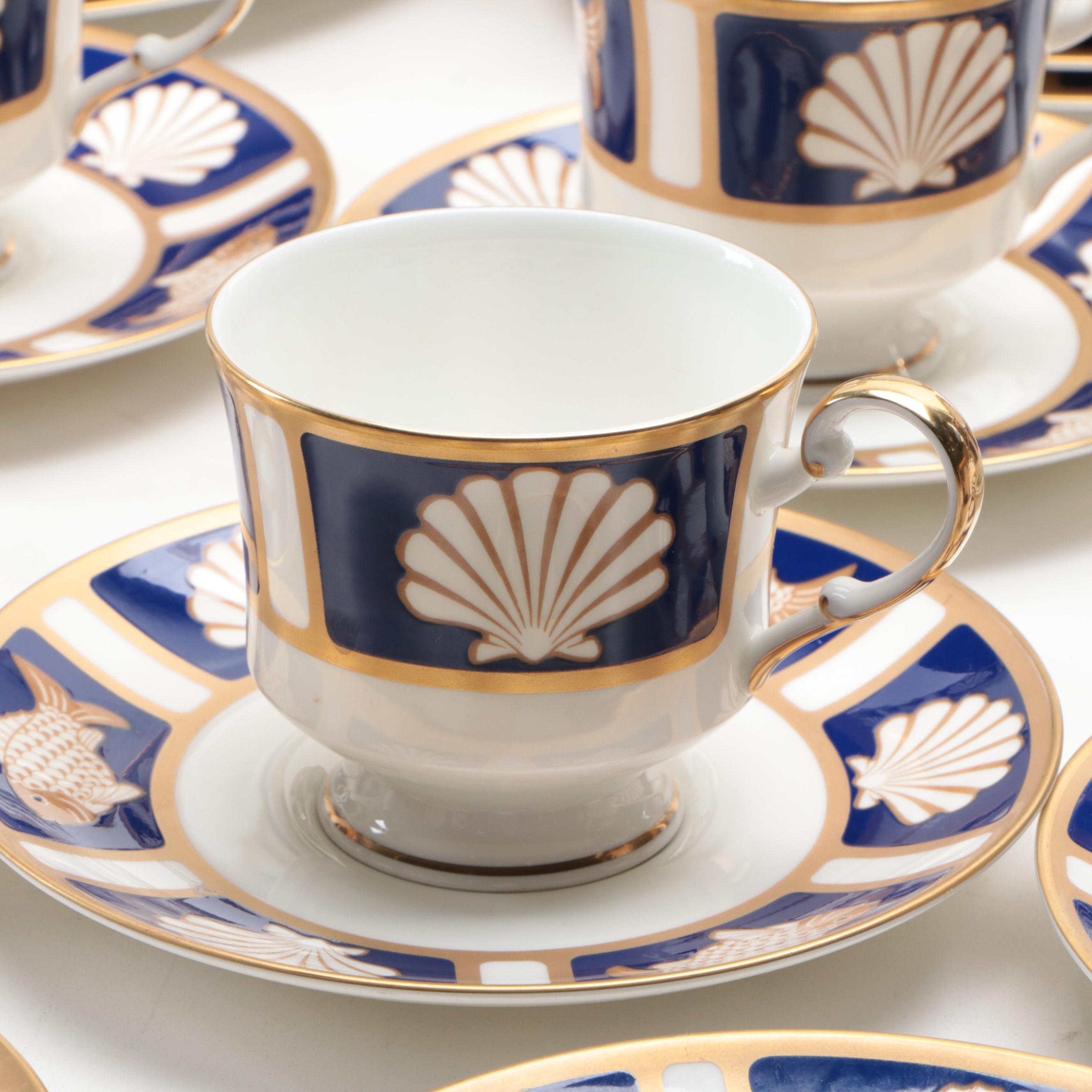 Cathy Hardwick for Mikasa "Fish and Shell" Bone China Dinnerware