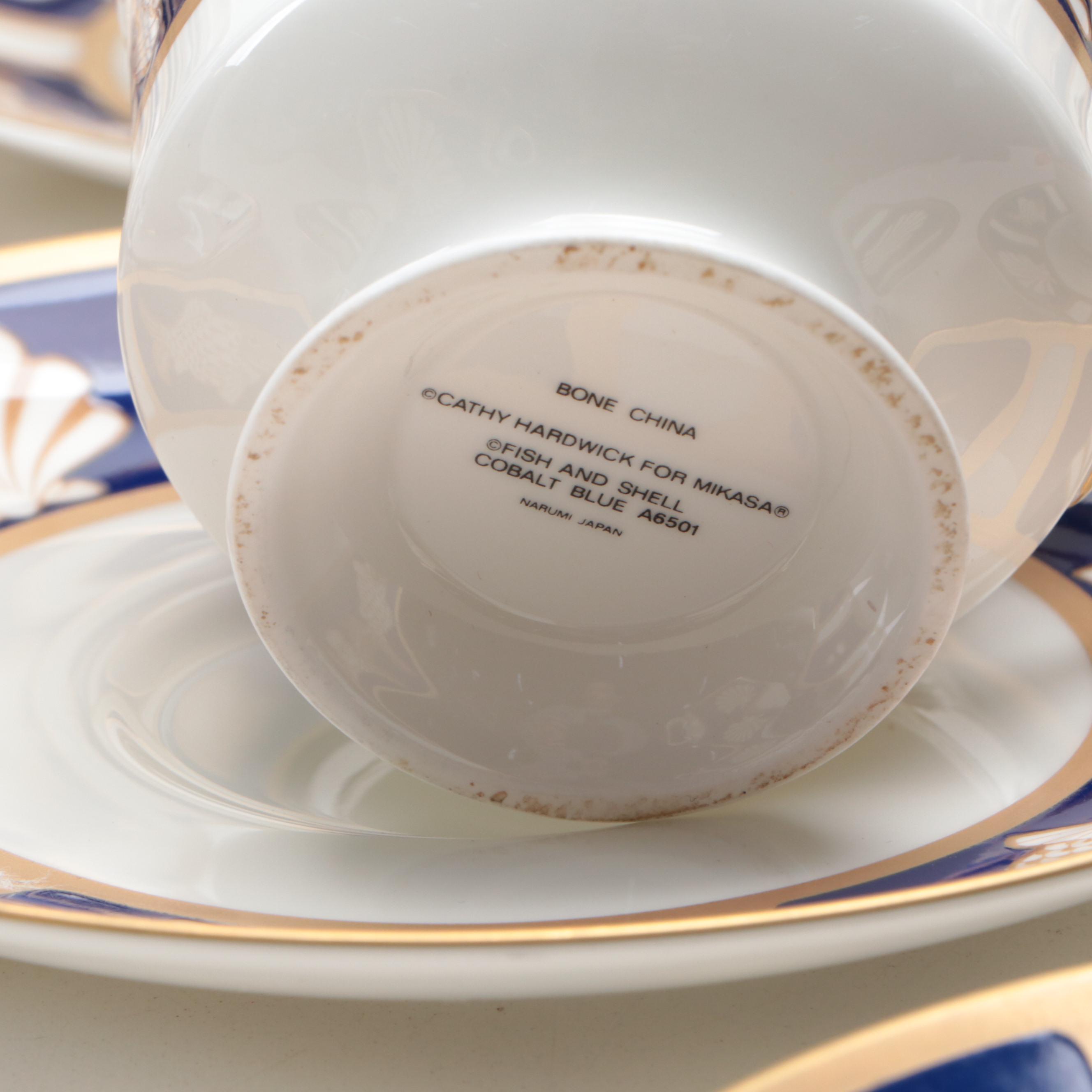 Cathy Hardwick for Mikasa "Fish and Shell" Bone China Dinnerware