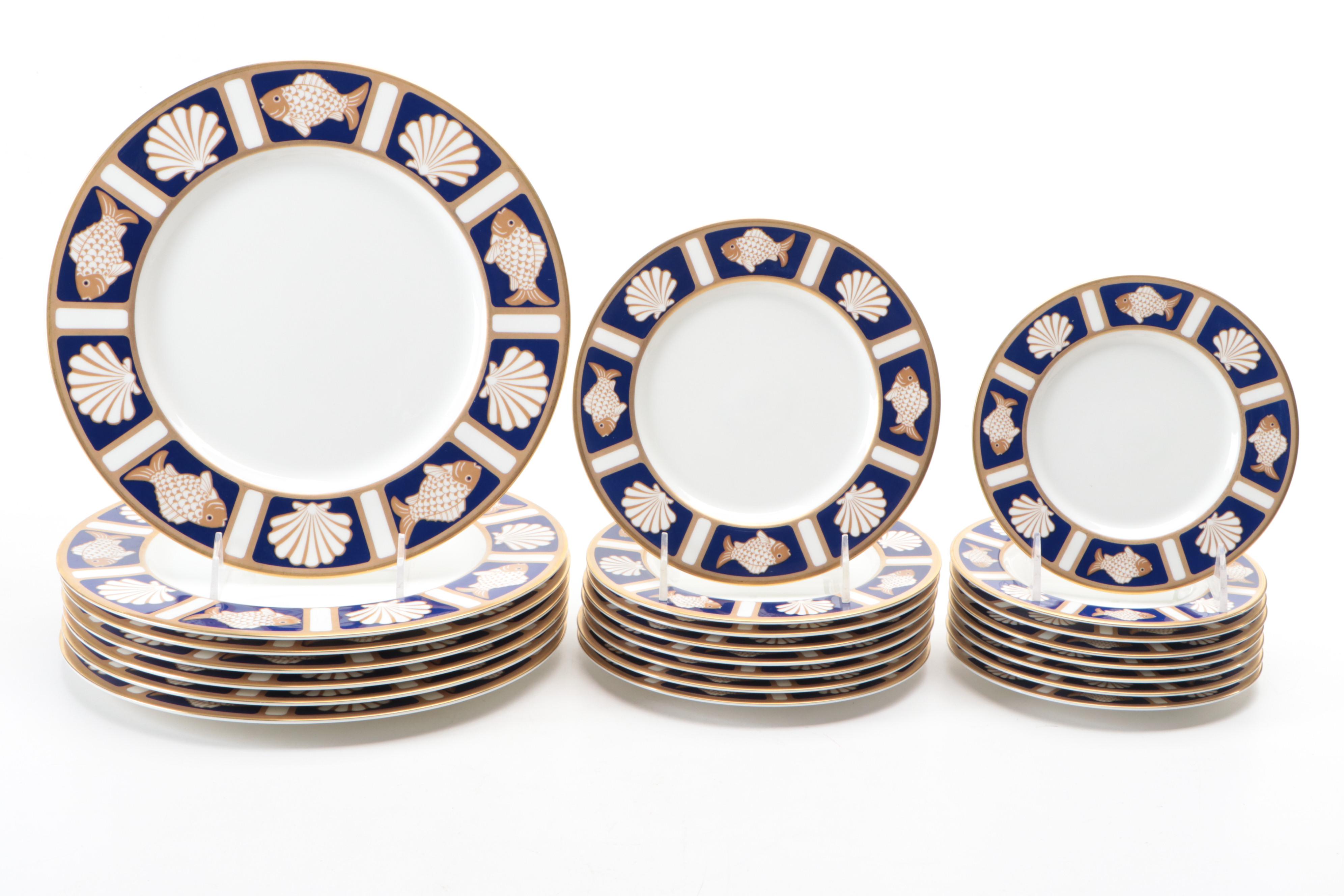 Cathy Hardwick for Mikasa "Fish and Shell" Bone China Dinnerware