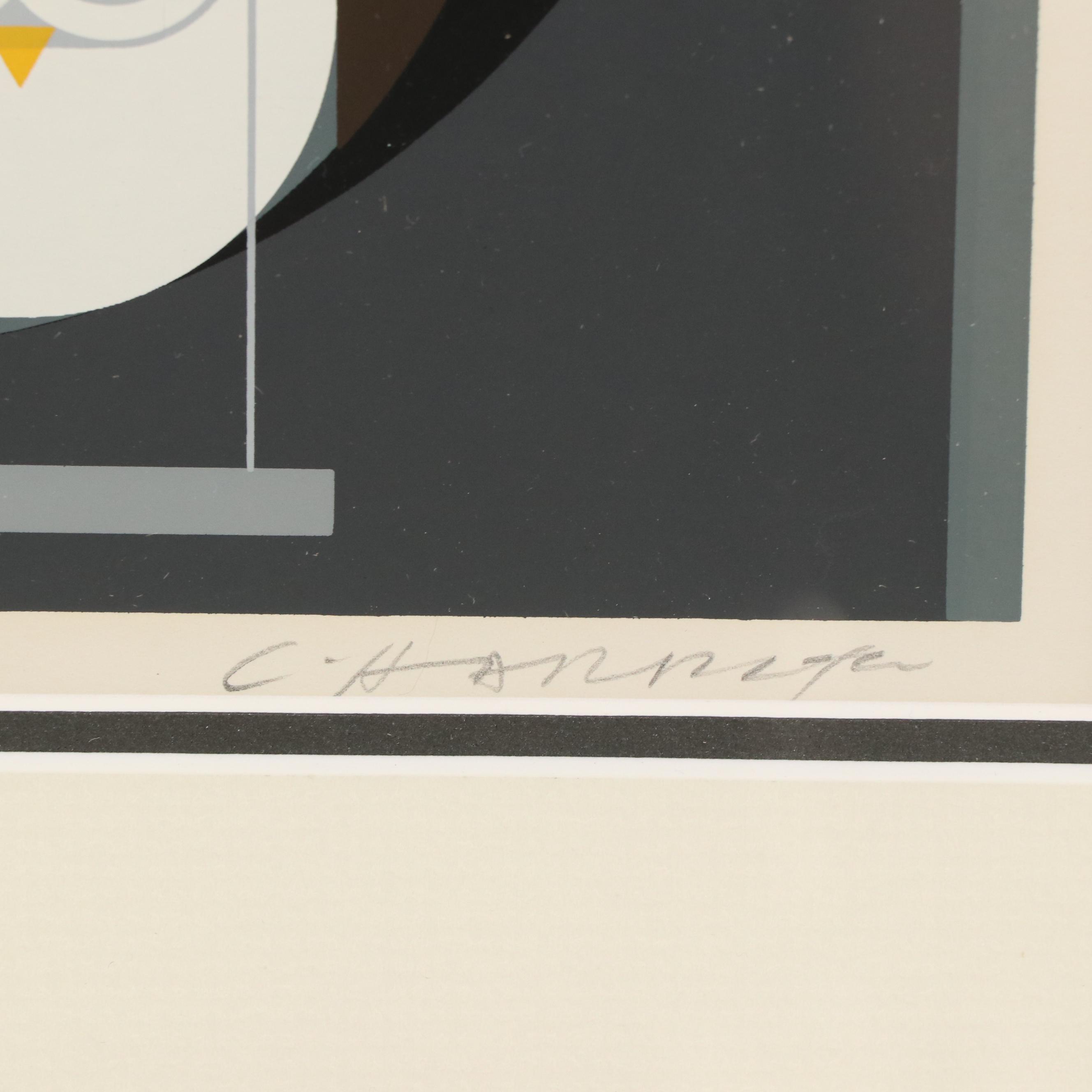 Charley Harper Serigraph "Family Owlbum"