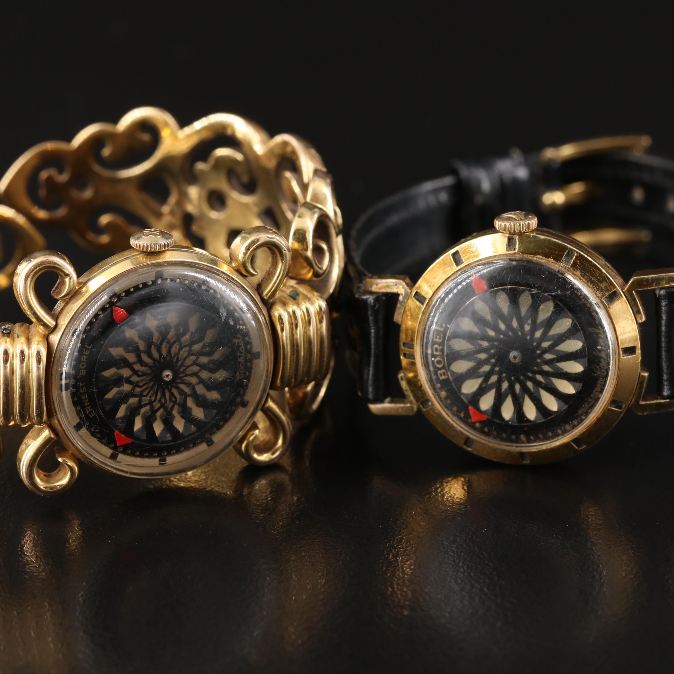 Vintage Ernest Borel Cocktail Kaleidoscope Watches