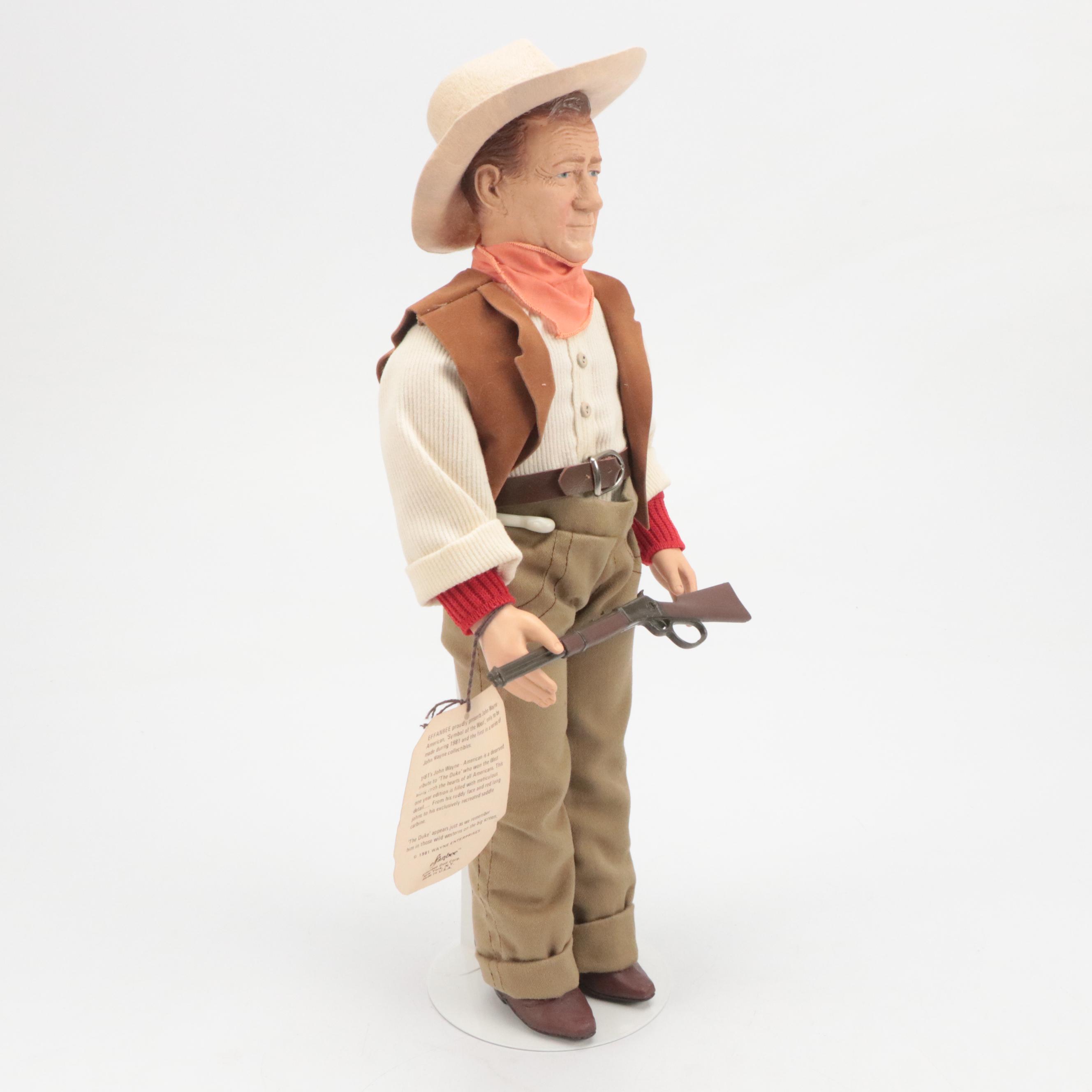 Effanbee "John Wayne" Legend Series Vinyl Doll, 1981