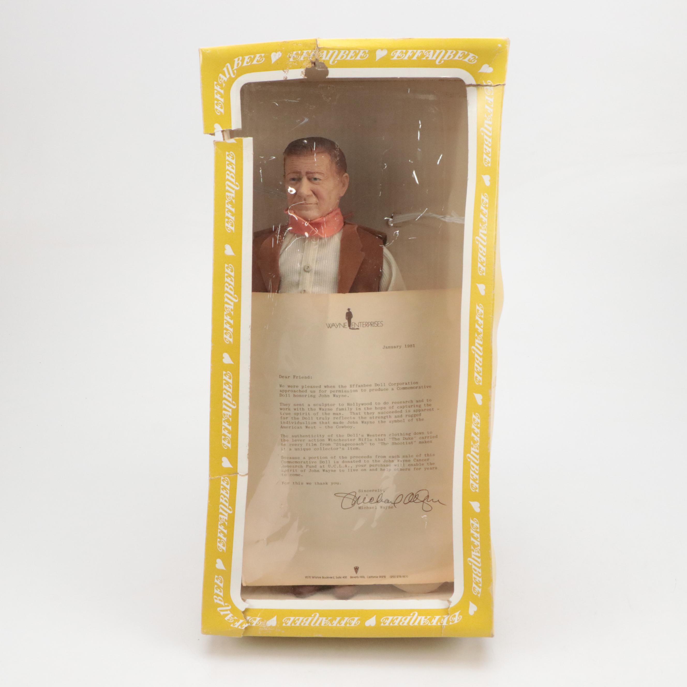 Effanbee "John Wayne" Legend Series Vinyl Doll, 1981