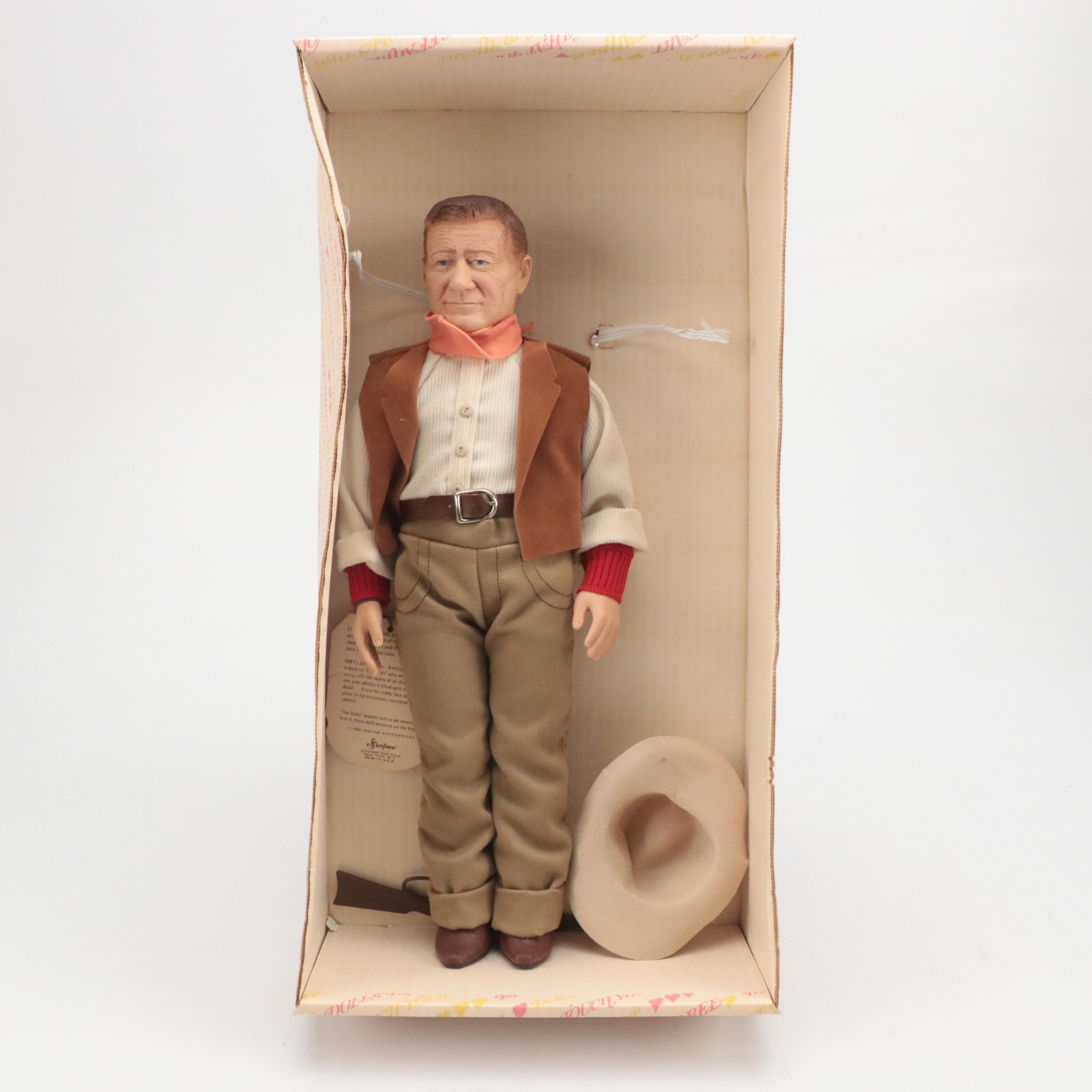 Effanbee "John Wayne" Legend Series Vinyl Doll, 1981