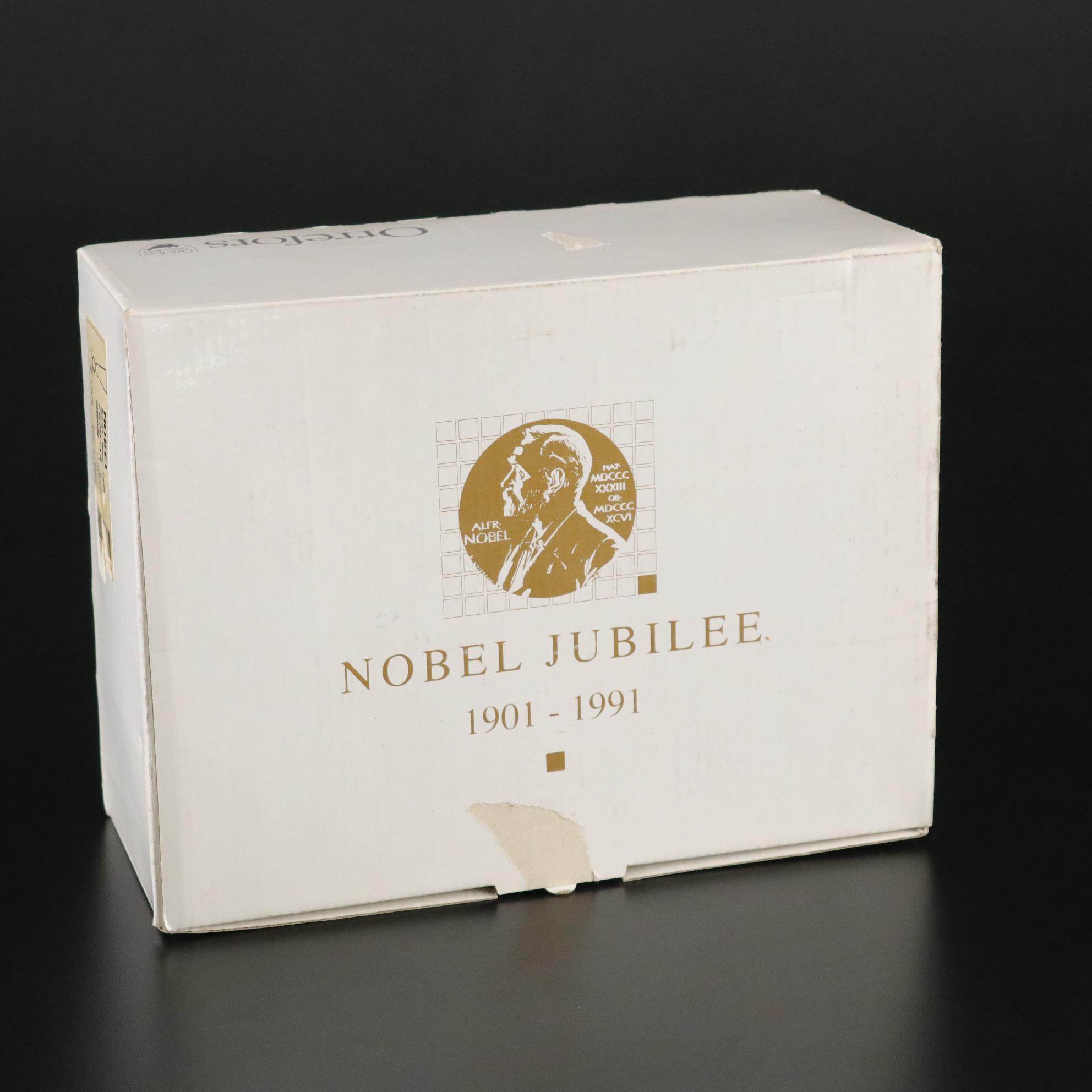 Orrefors "Nobel" Crystal Champagne Flutes